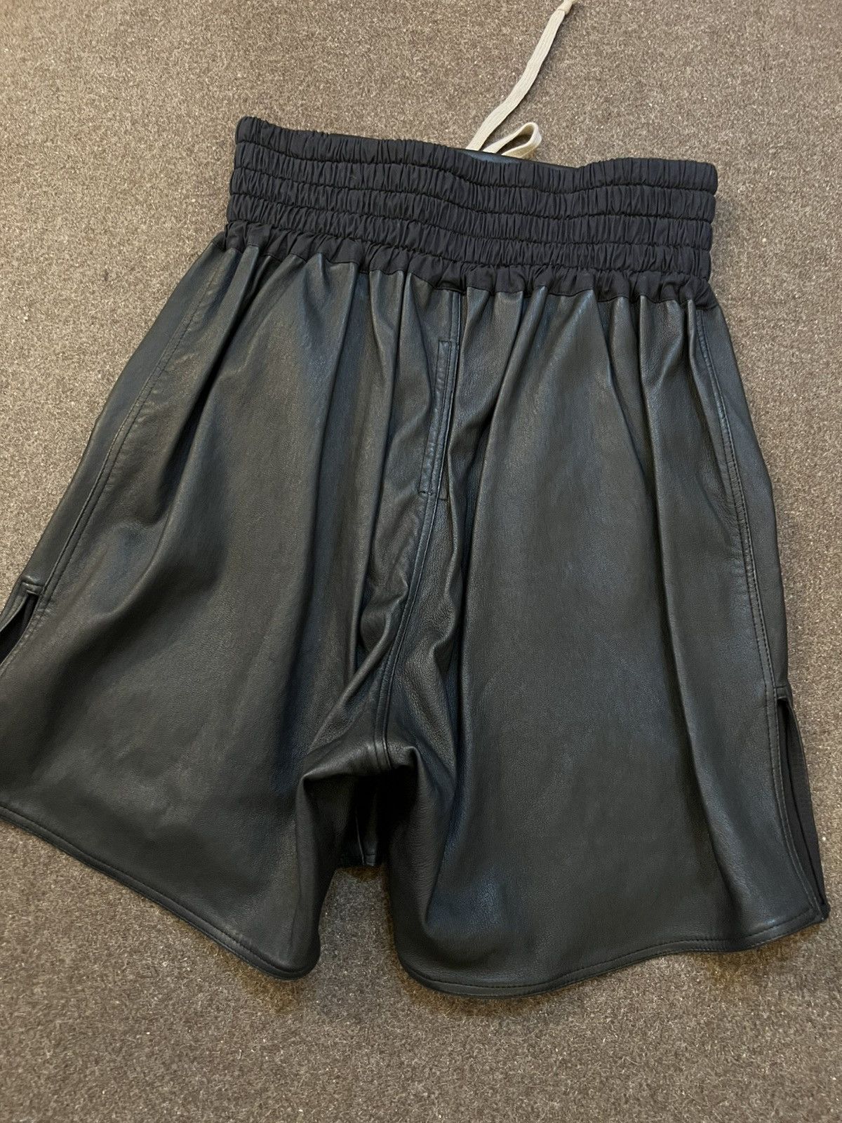 Rick Owens Rick Owens FW14 Moody Leather Boxing Shorts Size US 28 / EU 44 - 6 Thumbnail