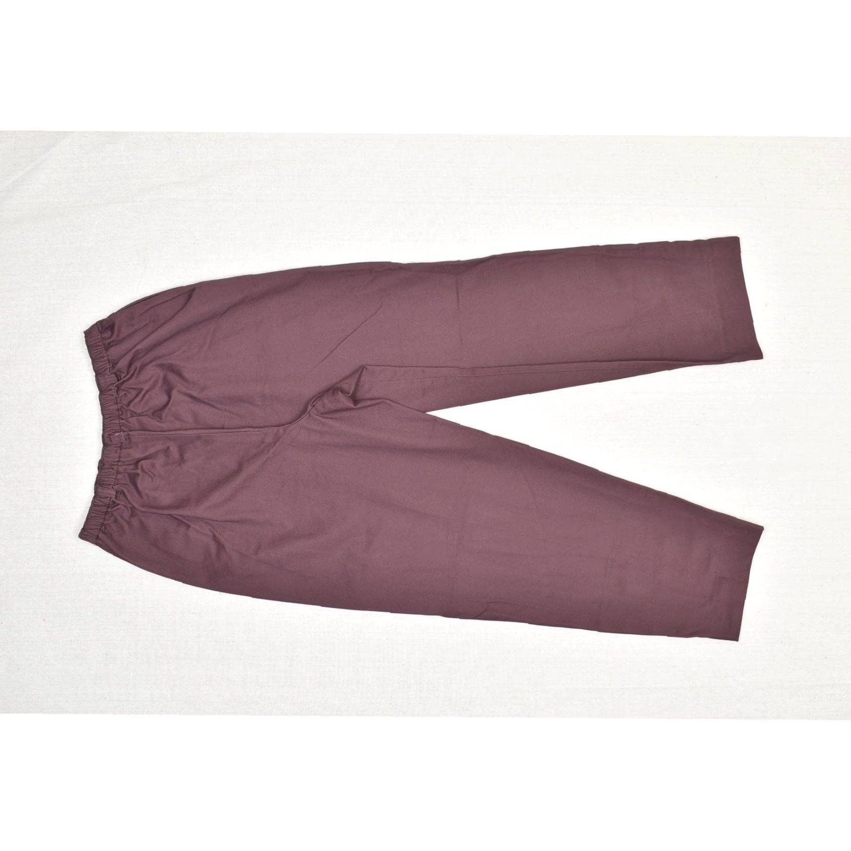 Orvis Orvis Pants Women's Cotton Elastic Waist Pull-On Burgundy Casual Sz 14 Dress Pants Straight Front Flat Front Size 36" / US 14 / IT 50 - 4 Thumbnail