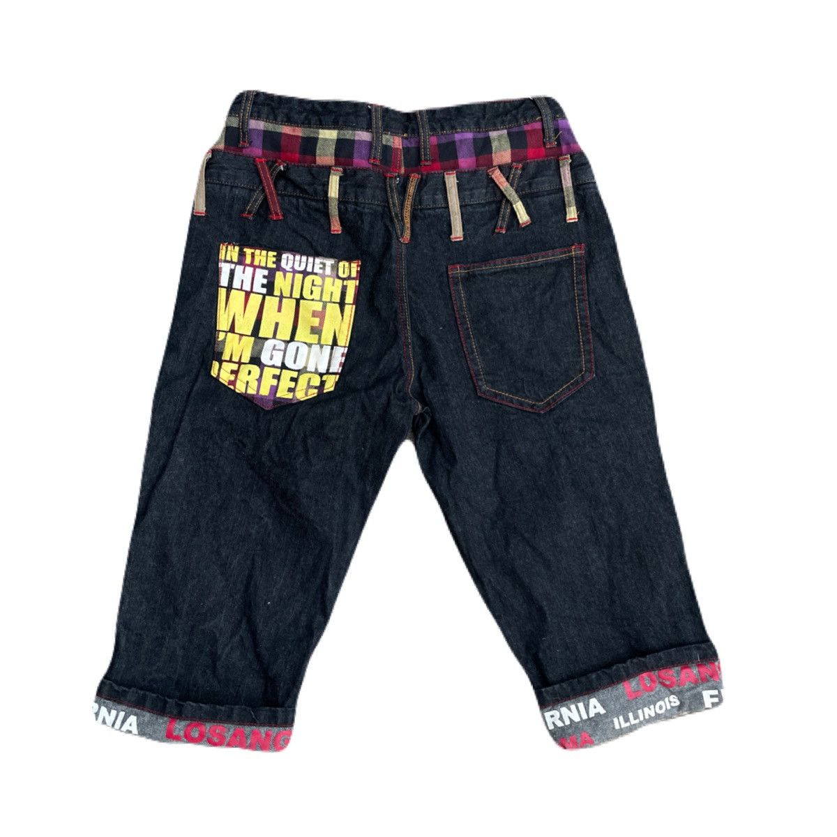 If Six Was Nine 2000s Japanese archive Gyaruo Double Waist Cropped Shorts Size US 30 / EU 46 - 4 Thumbnail