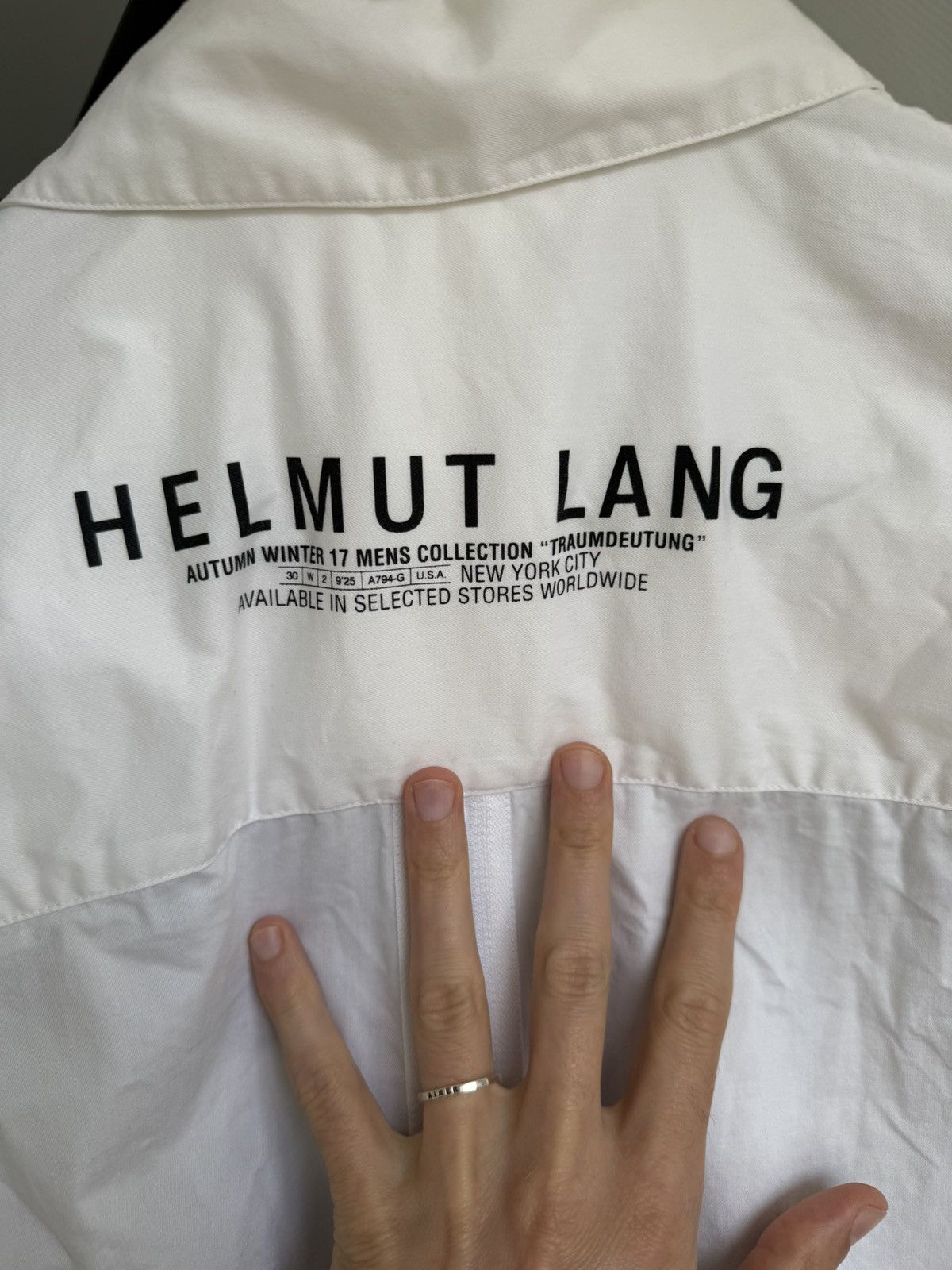 Helmut Lang Helmut Lang « Traumdeutung » AW17 Shirt Size US L / EU 52-54 / 3 - 6 Thumbnail