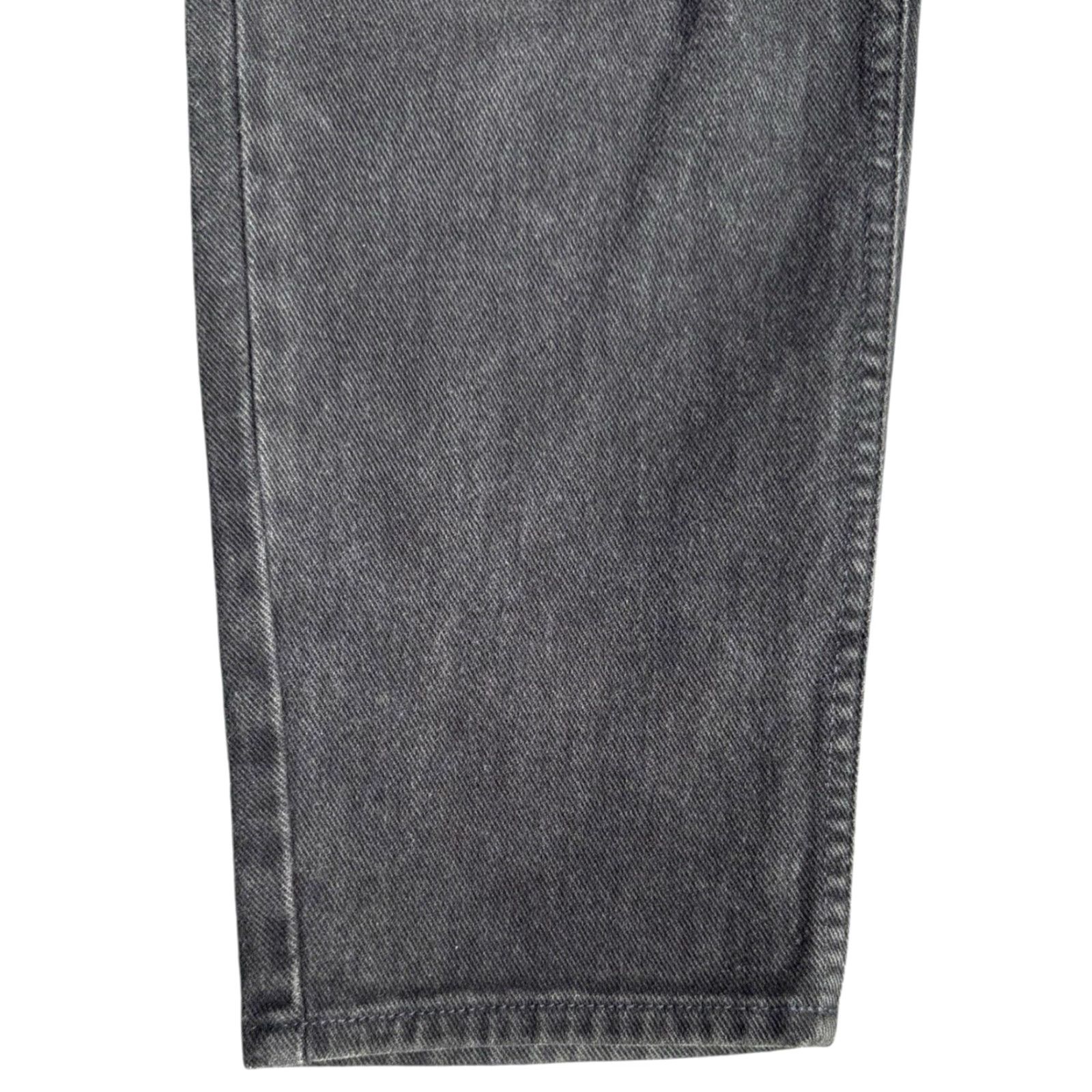 Jordache VINTAGE Jordache Jeans Black Denim Womens Size 14 Regular Straight 13/14 Size 36" / US 14 / IT 50 - 7 Thumbnail