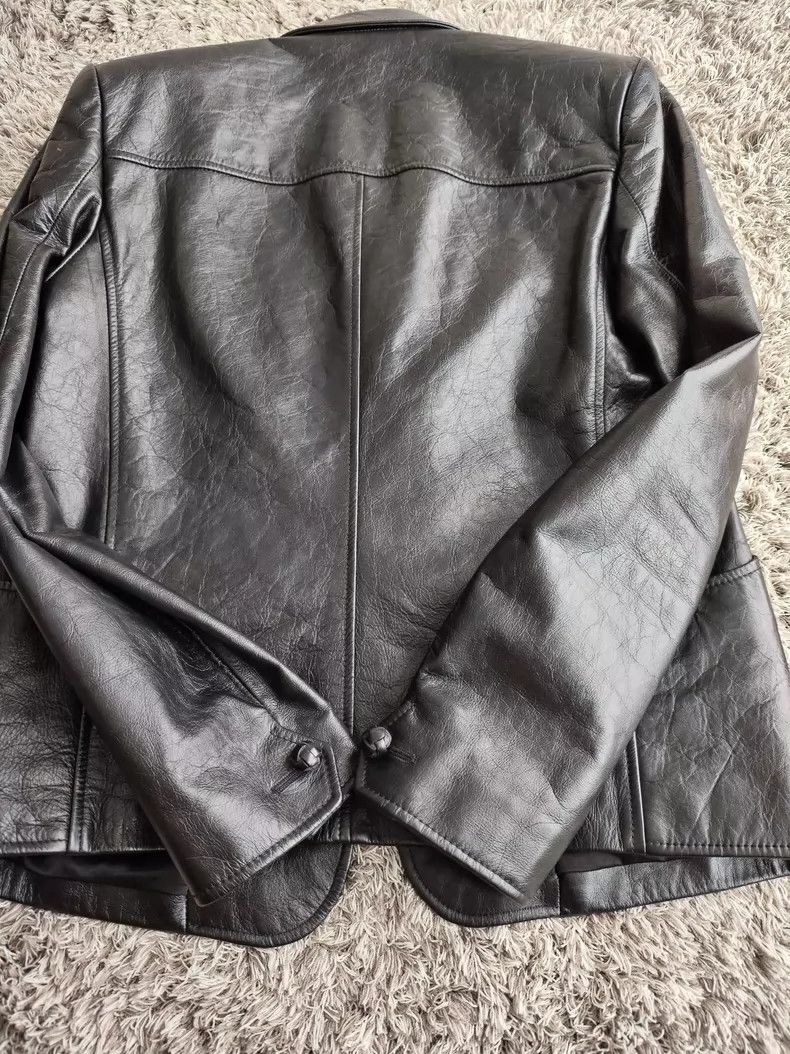 Saint Laurent Paris Saint Laurent Paris 1919 Sword Collar Western Leather jack Size US M / EU 48-50 / 2 - 5 Thumbnail