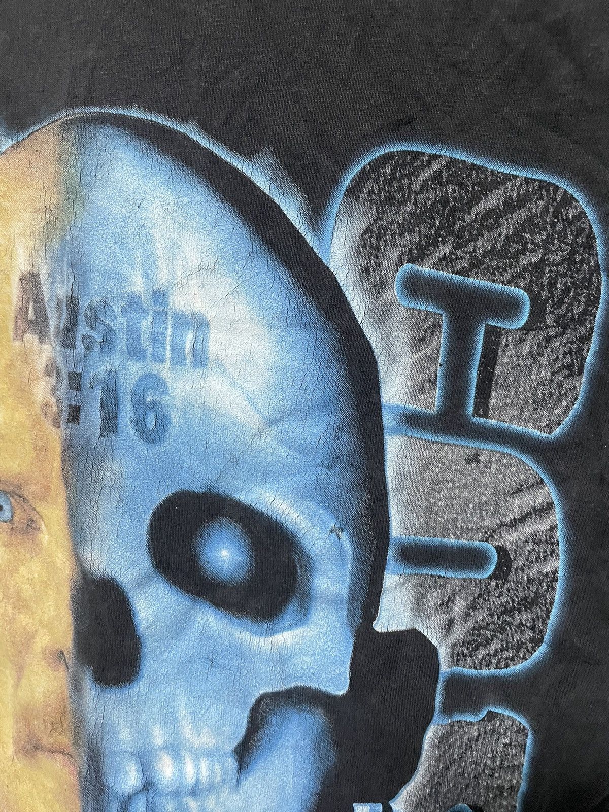 Vintage Vintage 1997 Stone Cold Steve Austin Other Side Jackaas Tee Size US L / EU 52-54 / 3 - 13 Thumbnail