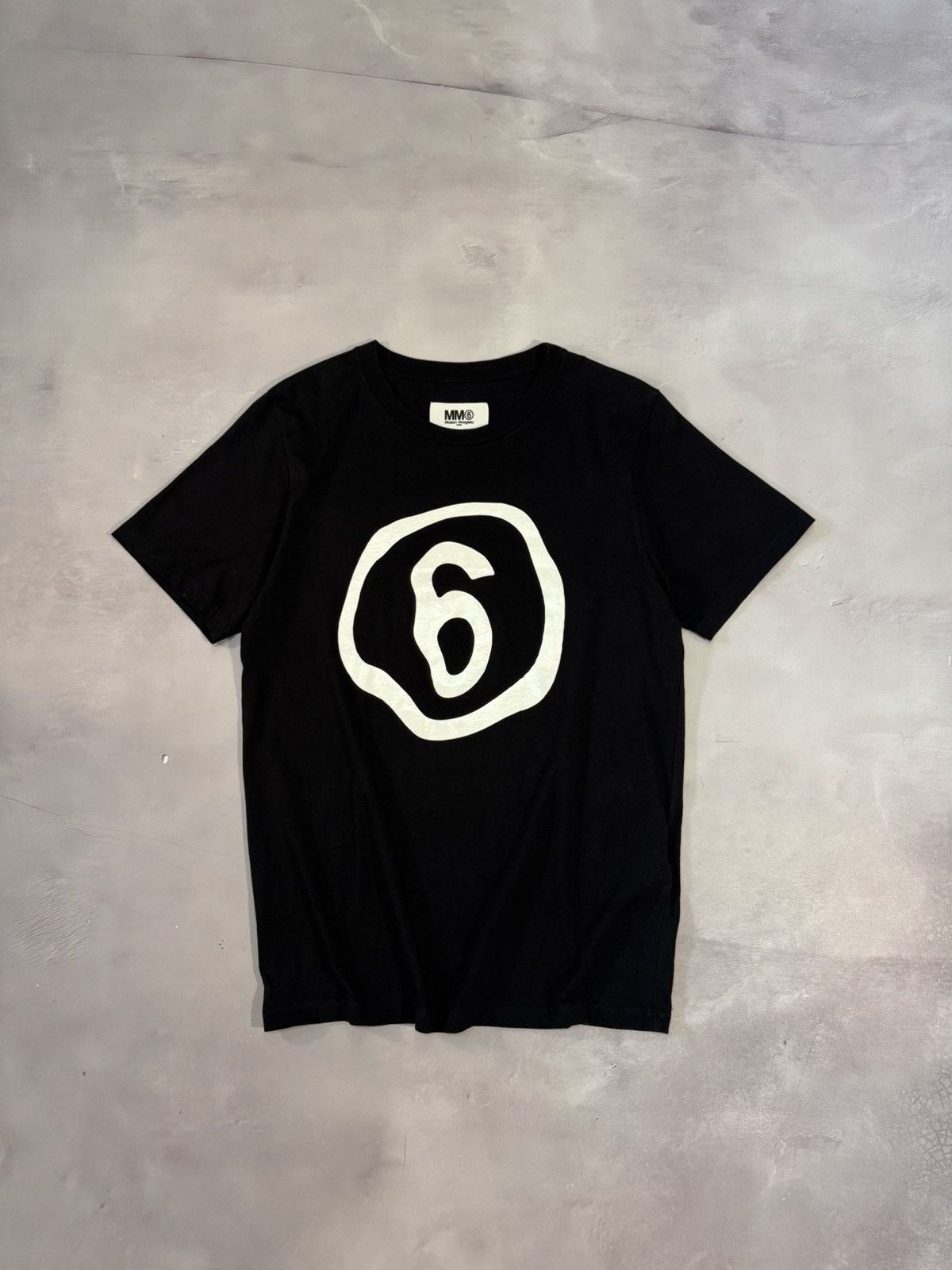 【送料関税込】Maison Margiela Numbers Jersey T-Shirt Maison Margiela numbers-motif Cotton T-shirt | Black | FARFETCH