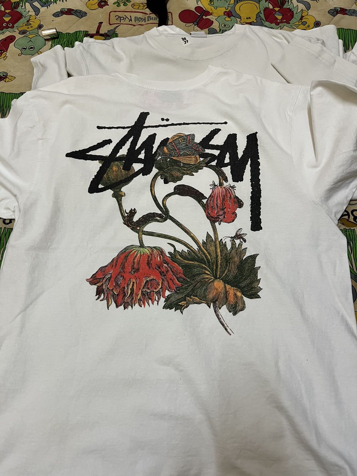 Stussy stussy flower tshirt Size US L / EU 52-54 / 3 - 2 Thumbnail