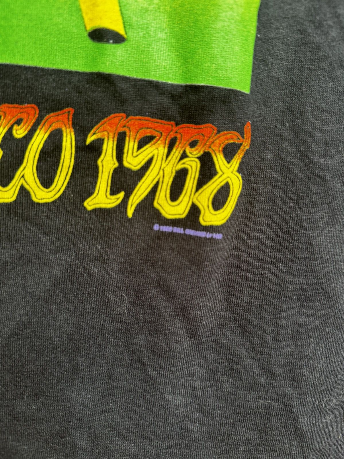 Vintage Vintage 90s Jimi Hendrix Experience Band Rock Black T-shirt Size US XL / EU 56 / 4 - 5 Thumbnail