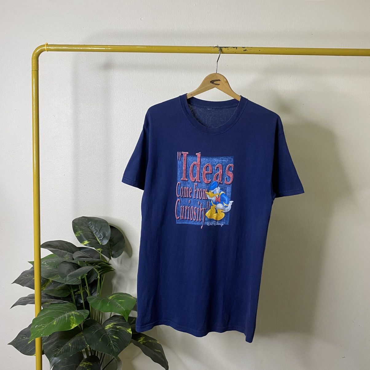 Disney Vintage 1990s Disney Donald Duck T Shirt Size US S / EU 44-46 / 1 - 1 Thumbnail