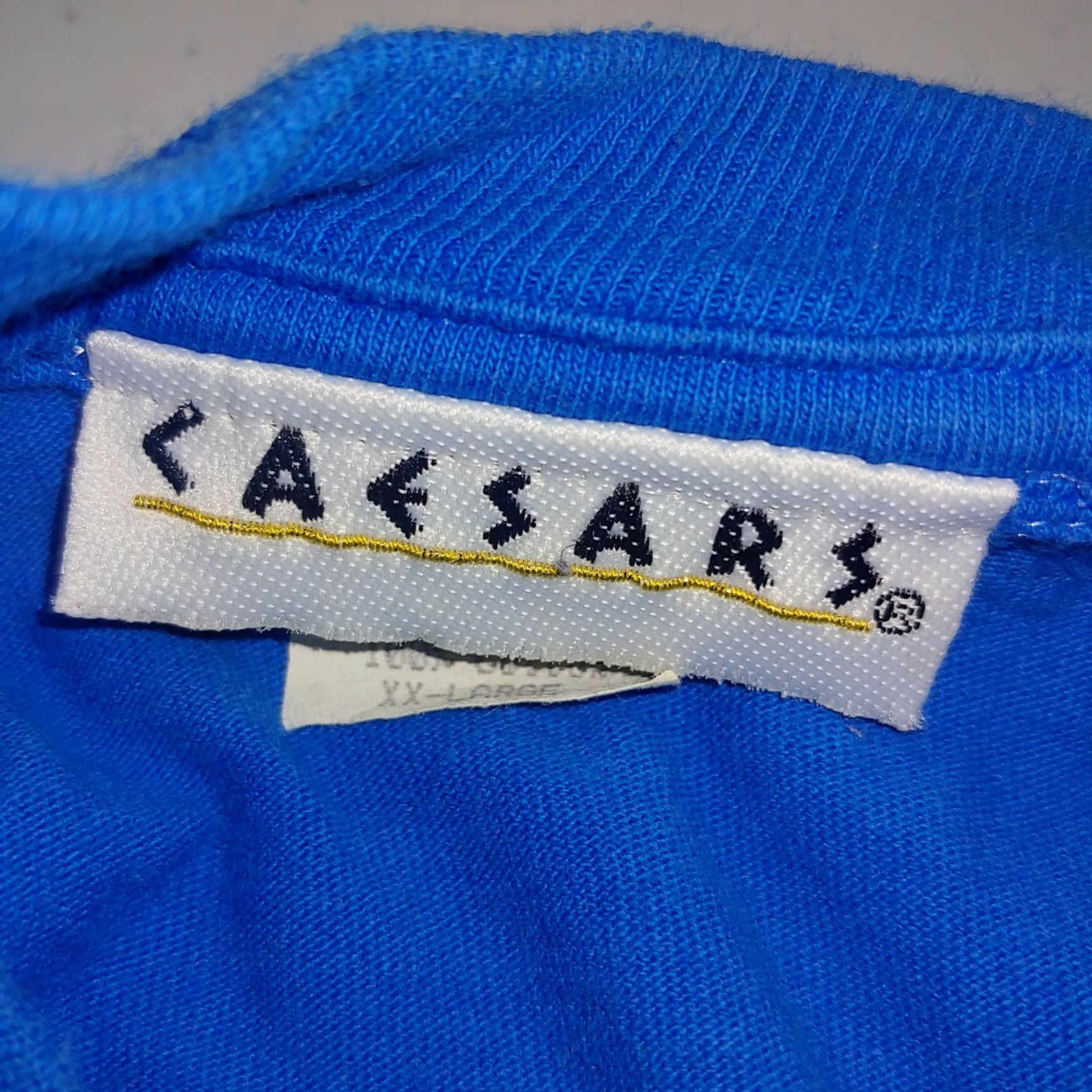 Vintage VINTAGE Caesars Atlantic City Casino T-Shirt Men XXL Short Sleeve Geometric 90s Casino Gambling Green Size US XXL / EU 58 / 5 - 5 Thumbnail