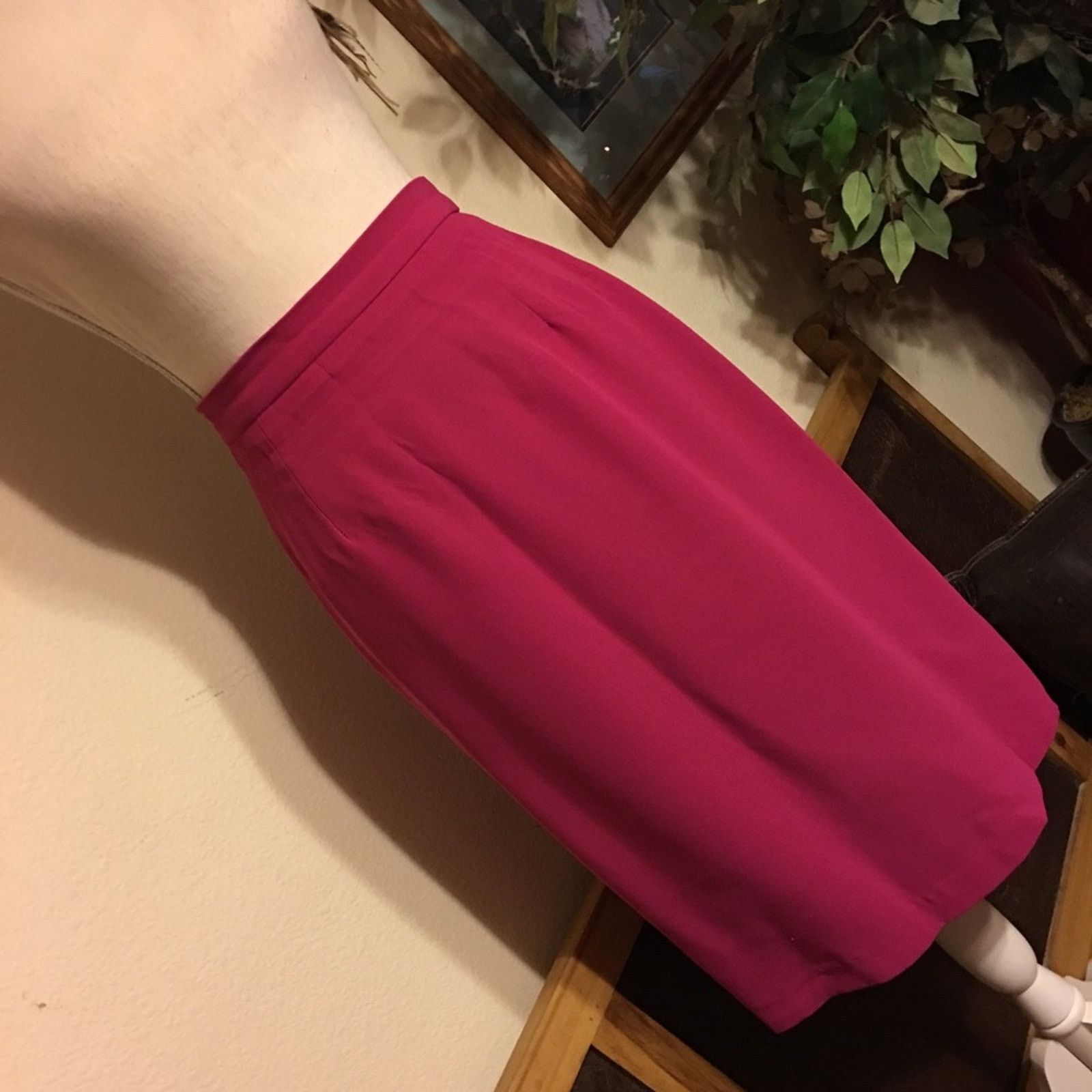 Vintage S.L. Fashions hot pink/white skirt suit set 6 Size M / US 6-8 / IT 42-44 - 3 Thumbnail