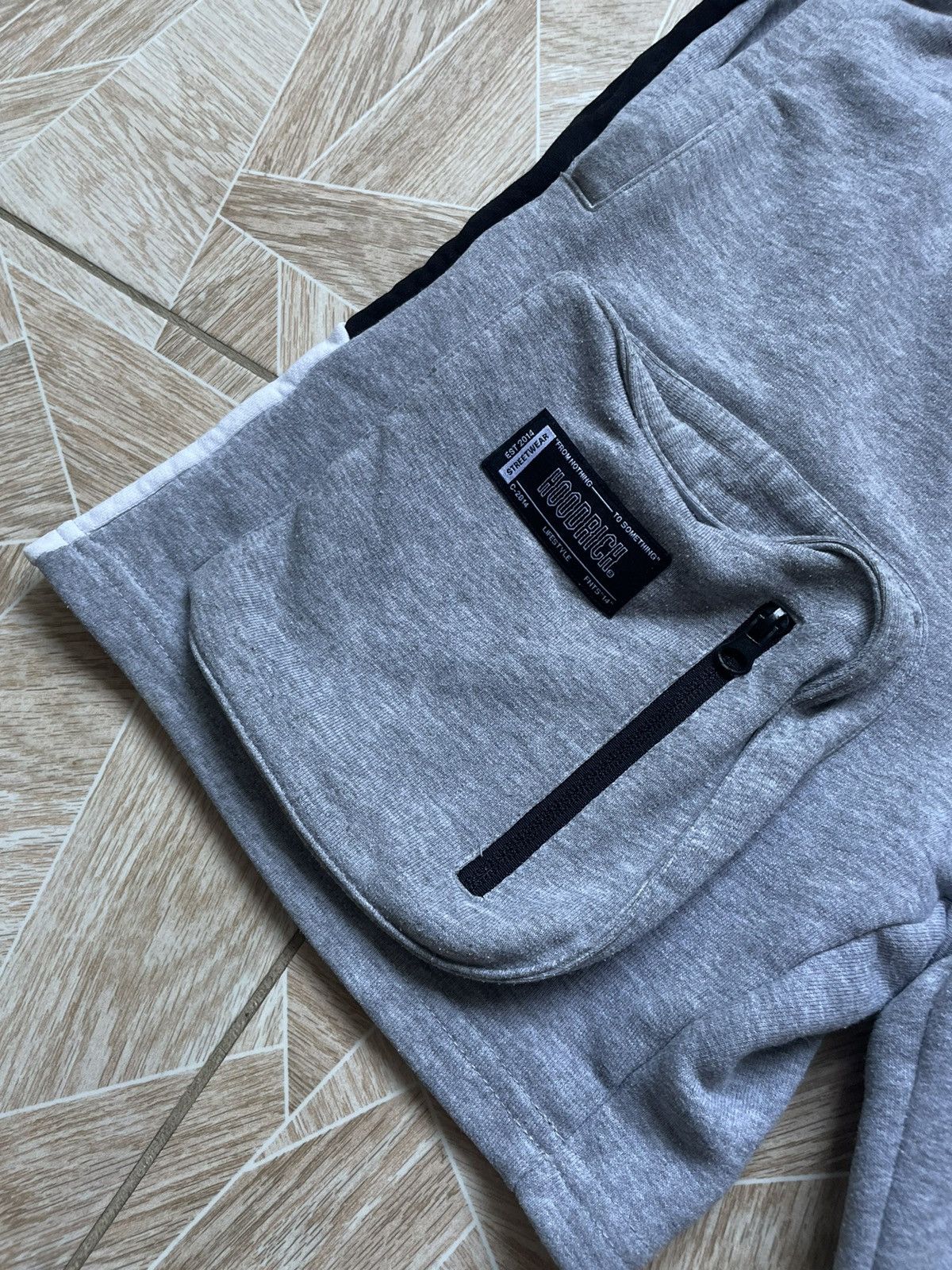 Japanese Brand Hoodrich London C-2814 Multi Pocket Cargo Gray Shorts Drill Size US 32 / EU 48 - 5 Thumbnail