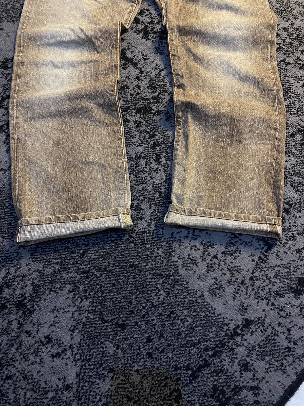 Edwin Edwin 505zx Light Brown Wash Selvedge Denim 🔥 Size US 31 - 8 Thumbnail