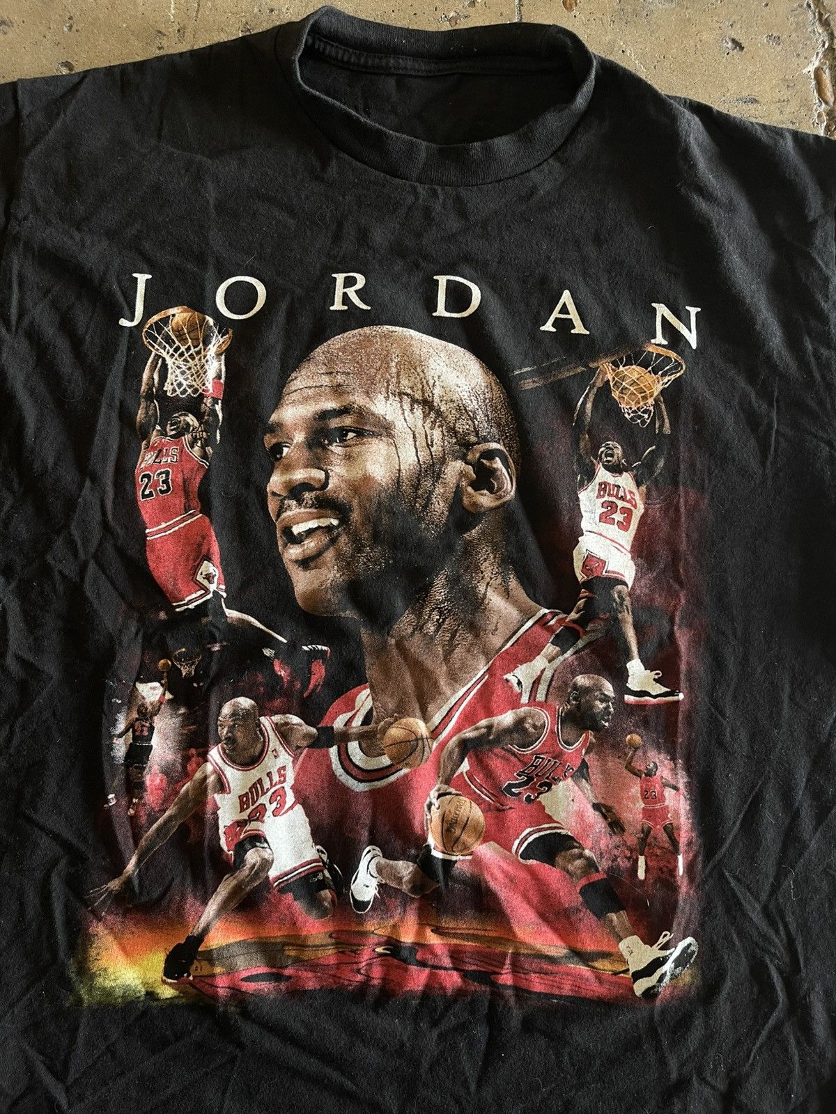 Jordan Brand × Vintage VTG Y2K MICHAEL JORDAN RAP TEE Size US L / EU 52-54 / 3 - 2 Thumbnail