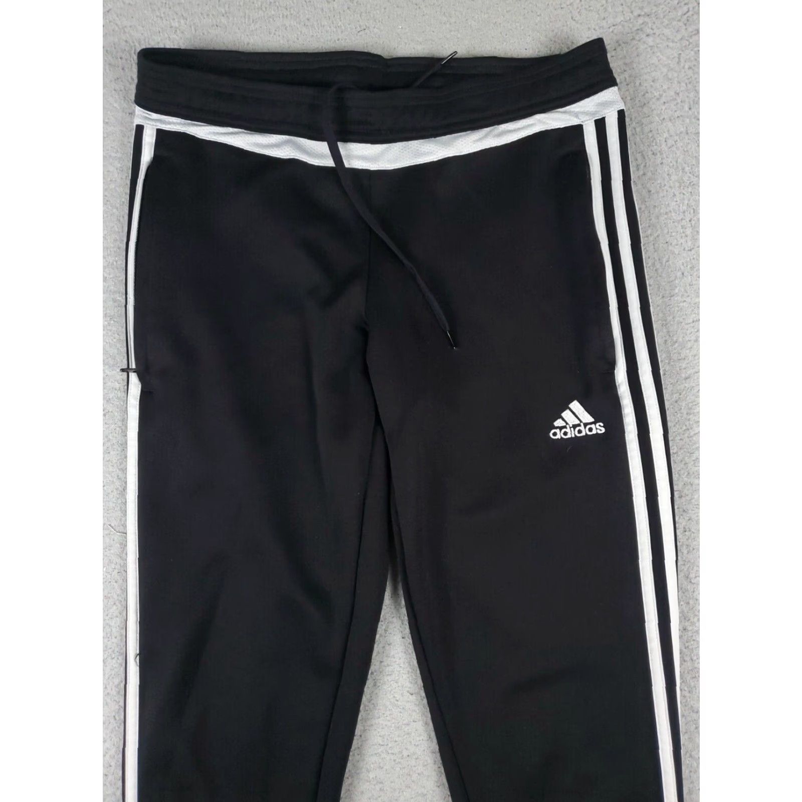 Adidas ADIDAS Jogger Pants Womens Small Black Solid Activewear Athleisure Size 28" / US 6 / IT 42 - 2 Thumbnail