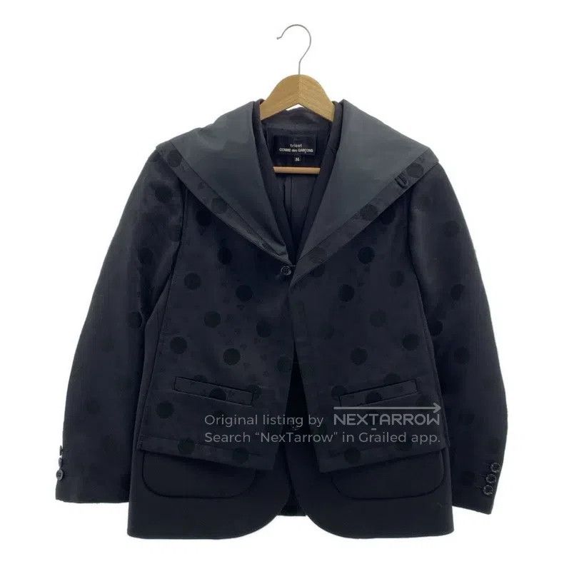 Comme des Garcons Comme Des Garcons Round dot double-layered slim-fit jacket Size M / US 6-8 / IT 42-44 - 1 Thumbnail