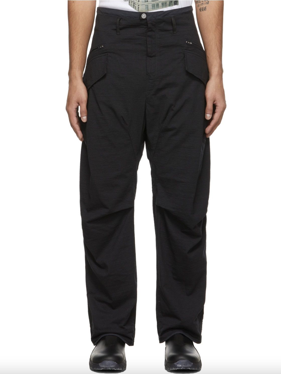 image of Stone Island x Stone Island Shadow Project Cargo Pants Size 46 in Black, Men's