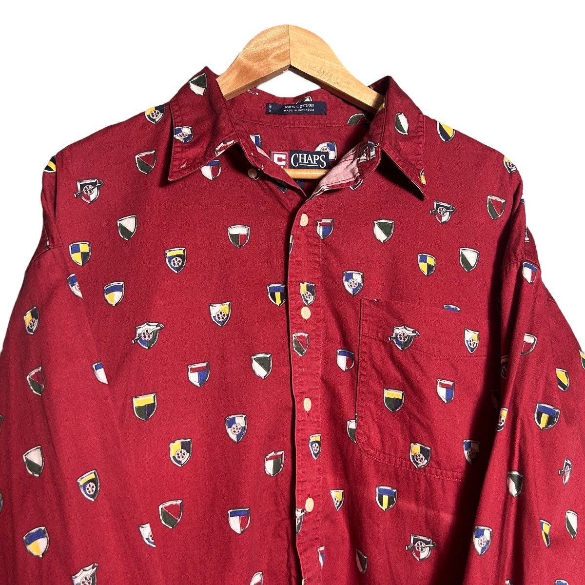 Chaps Ralph Lauren Vintage Chaps Ralph Lauren Button Up Shirt Size US XL / EU 56 / 4 - 3 Thumbnail