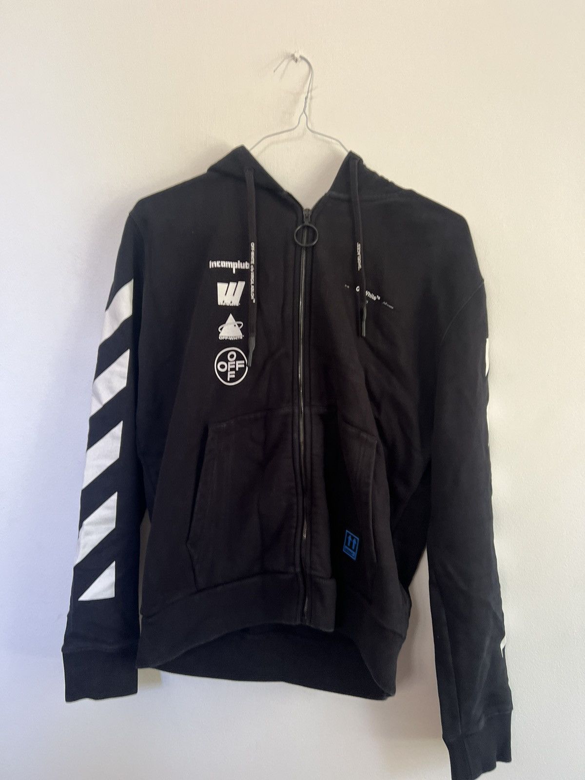 Off-White Off white Mariana Da Silva zip up sweatshirt Size US S / EU 44-46 / 1 - 6 Thumbnail