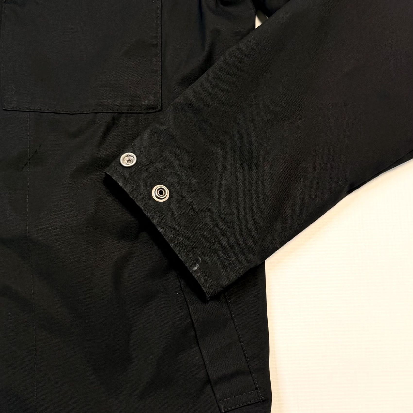 Abercrombie & Fitch Abercrombie & Fitch Jacket Mens XS Black Cotton Lined Windbreaker Zip Pockets Size US XS / EU 42 / 0 - 3 Thumbnail