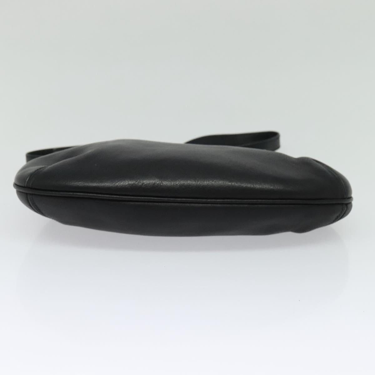Gucci GUCCI Shoulder Bag Leather Black Gold Size ONE SIZE - 9 Thumbnail