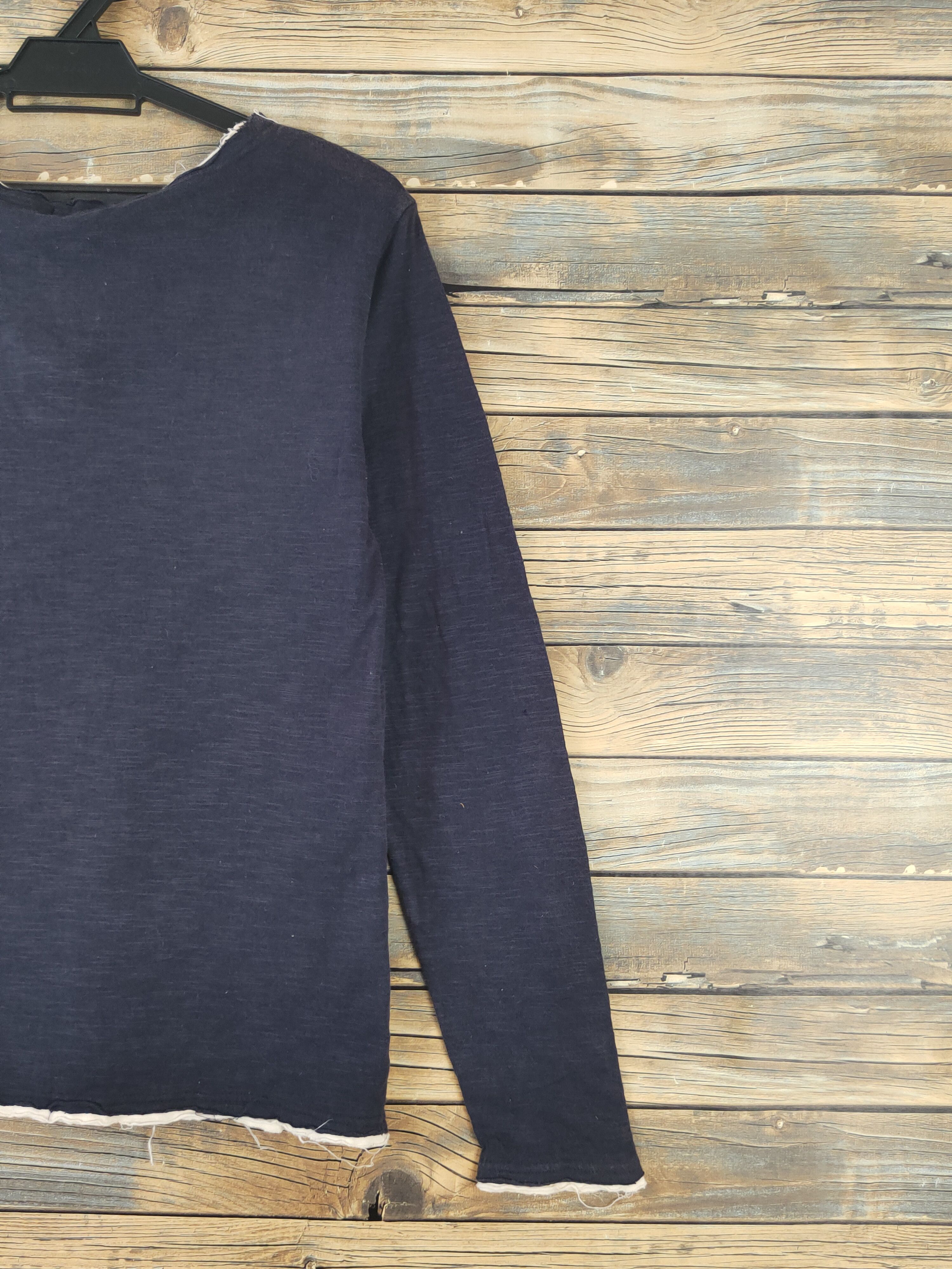 Takeo Kikuchi × Vintage DL Takeo Kikuchi Navy Long Sleeve T-shirt #608 Size US M / EU 48-50 / 2 - 9 Thumbnail