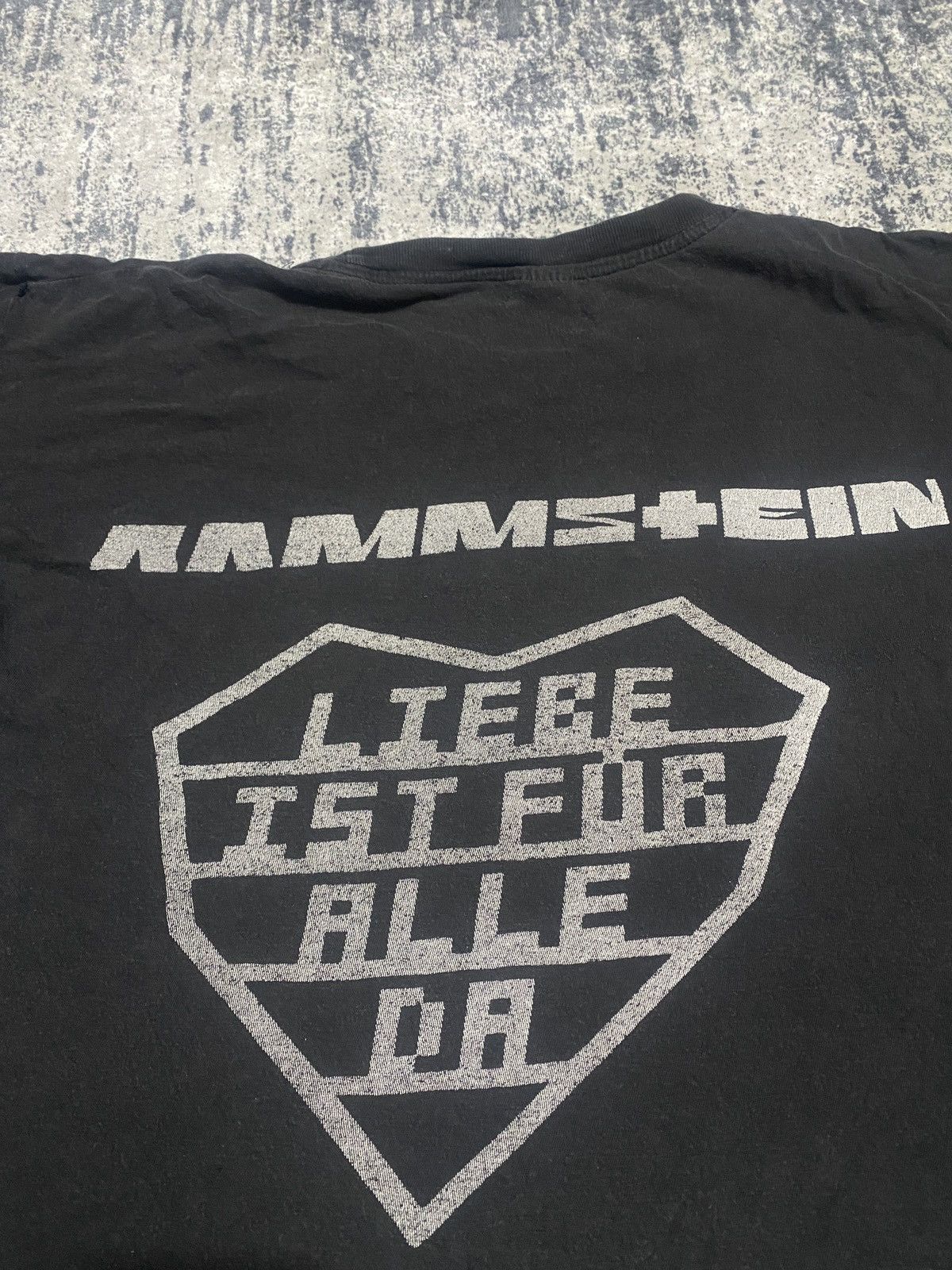 Band Tees × Vintage Vintage rammstein 00s band liebe ist fur alle da logo tee Size US L / EU 52-54 / 3 - 6 Thumbnail