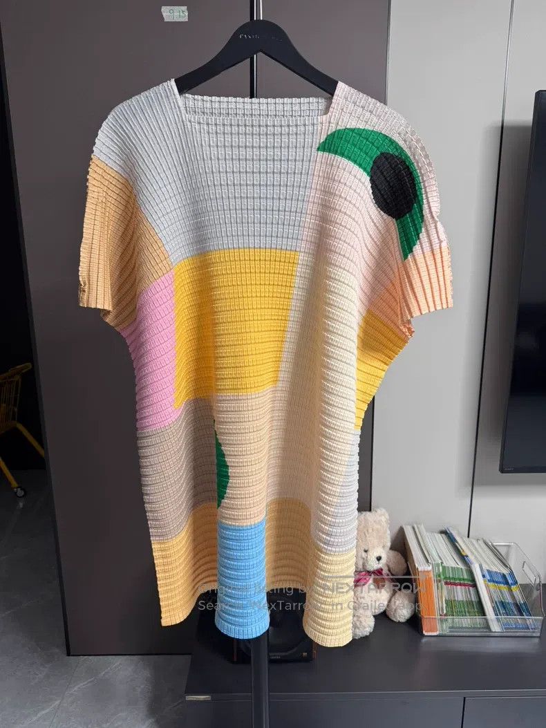 Issey Miyake Issey Miyake Tofu Block Long Top Dress Size L / US 10 / IT 46 - 1 Thumbnail