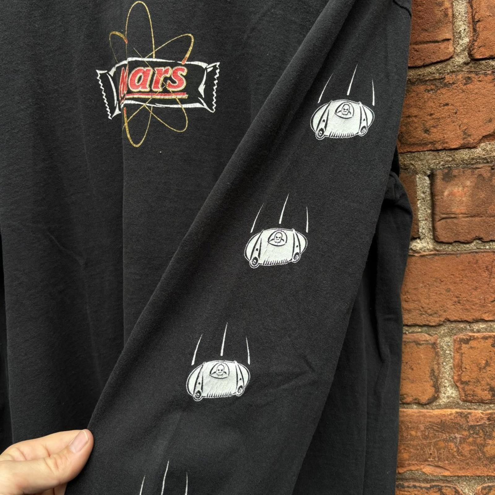Fruit Of The Loom vintage mars bar long sleeve shirt 90s XL Size US XL / EU 56 / 4 - 4 Thumbnail