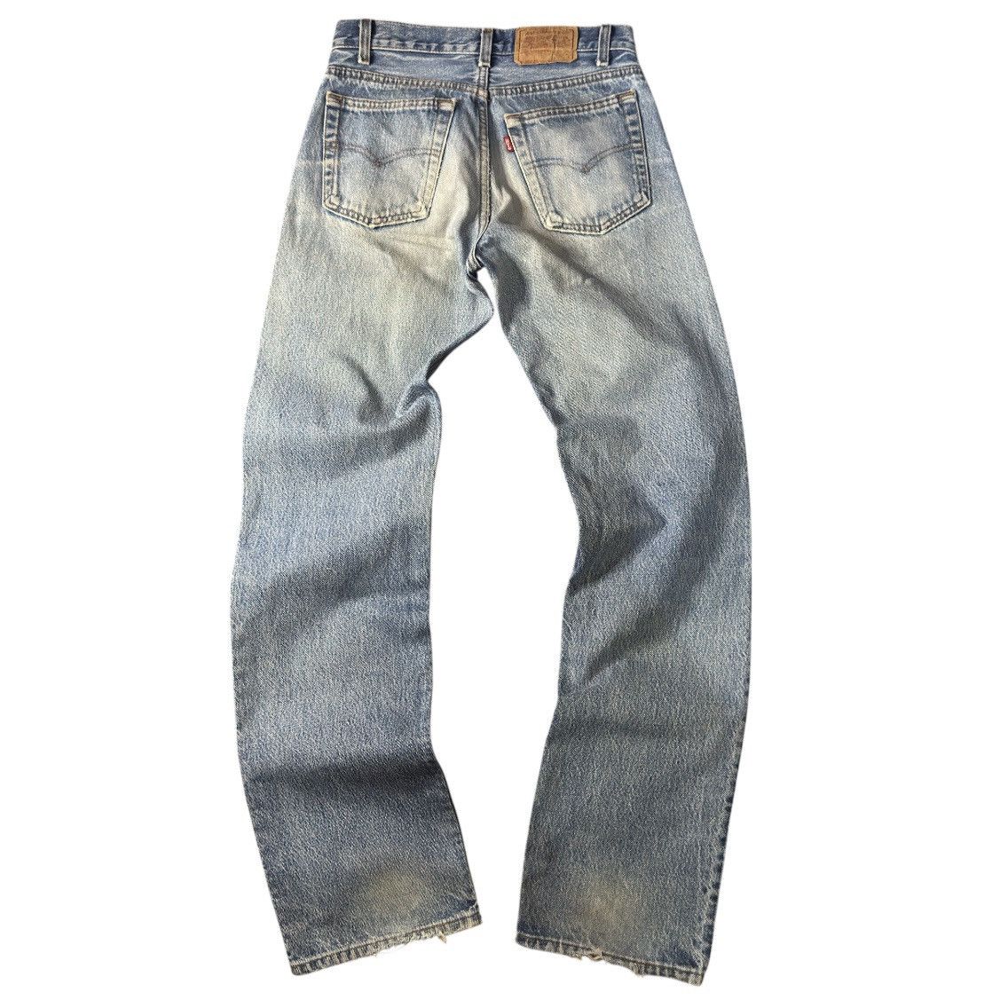 Levi's Vintage Clothing 🇺🇸 Vintage Levis 791-0117 Distressed Aging Wash 70s 80s Denim Size US 28 / EU 44 - 2 Thumbnail