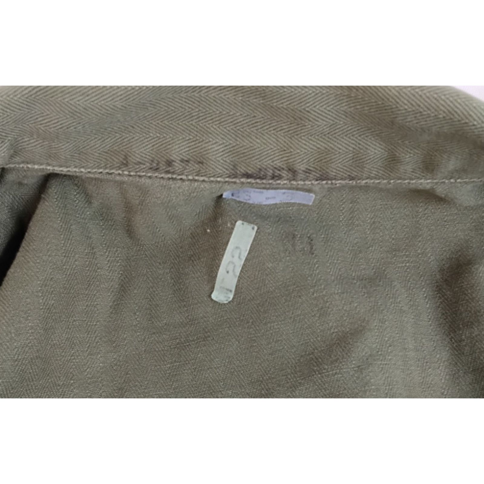Other USMC Uniform Shirt Men's S Green Herringbone Twill VTG 40s Size US S / EU 44-46 / 1 - 8 Thumbnail