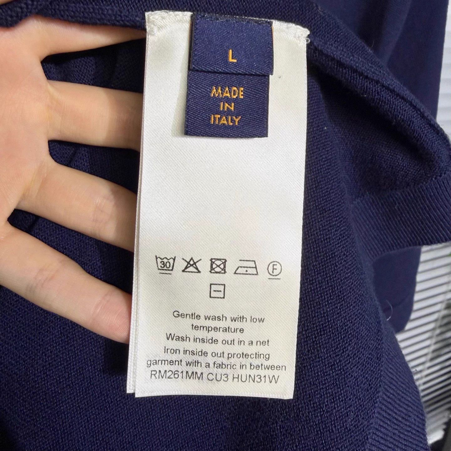 Louis Vuitton LV Knit Short-Sleeve SS26 Ski Navy L Size US L / EU 52-54 / 3 - 4 Thumbnail