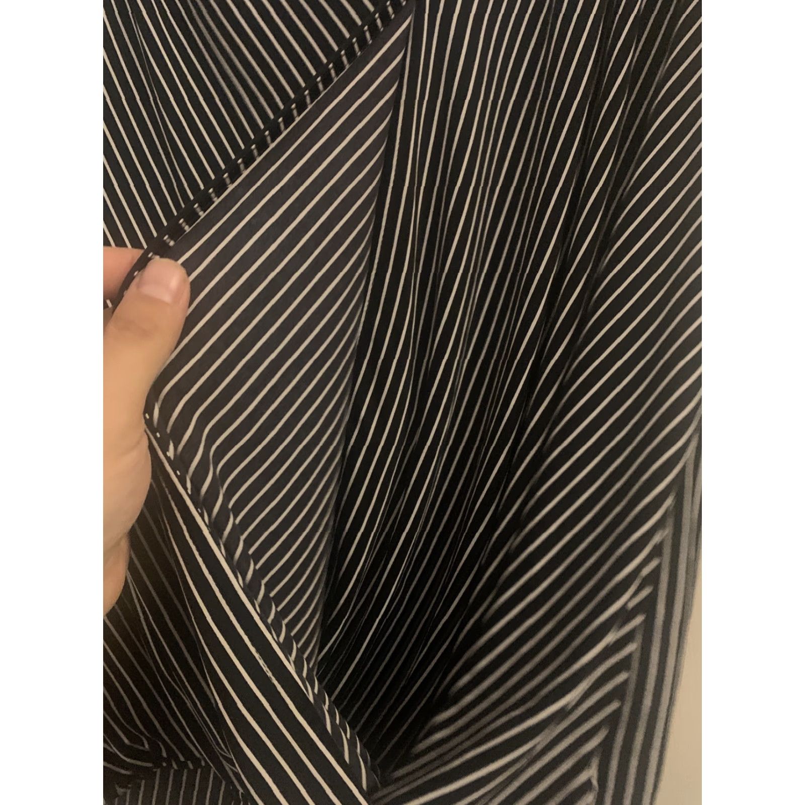 Worthington Worthington Blouse Sleeveless Top Women M Black White Striped Multicolor Pattern Colorful 90s? Size M / US 6-8 / IT 42-44 - 3 Thumbnail