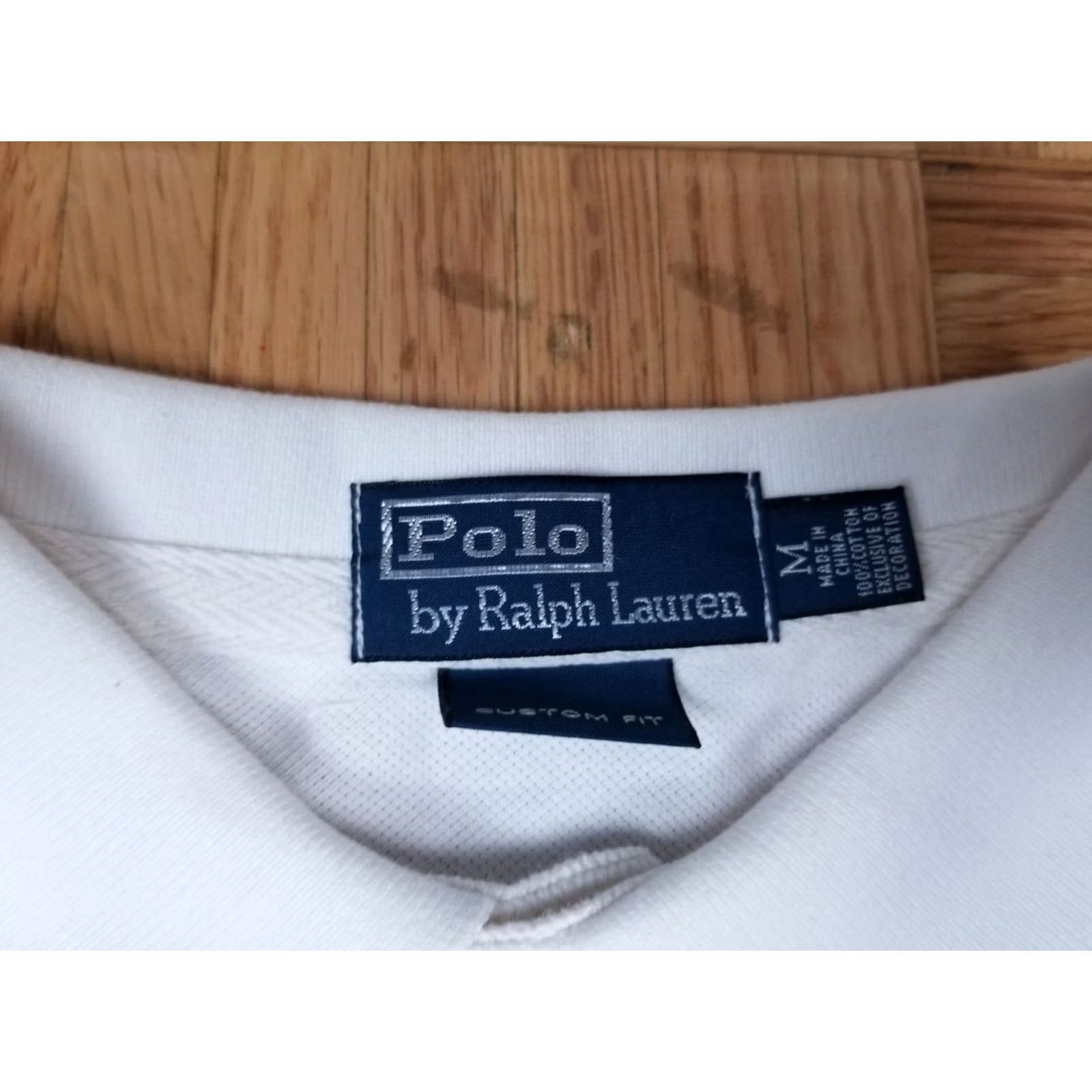 Ralph Lauren VINTAGE Ralph Lauren POLO SHIRT Short Sleeve SZ MEDIUM White Cotton Button Polo ShirtMens Regular Size M Short Sleeve Polo Shirt Mens Size US M / EU 48-50 / 2 - 3 Thumbnail