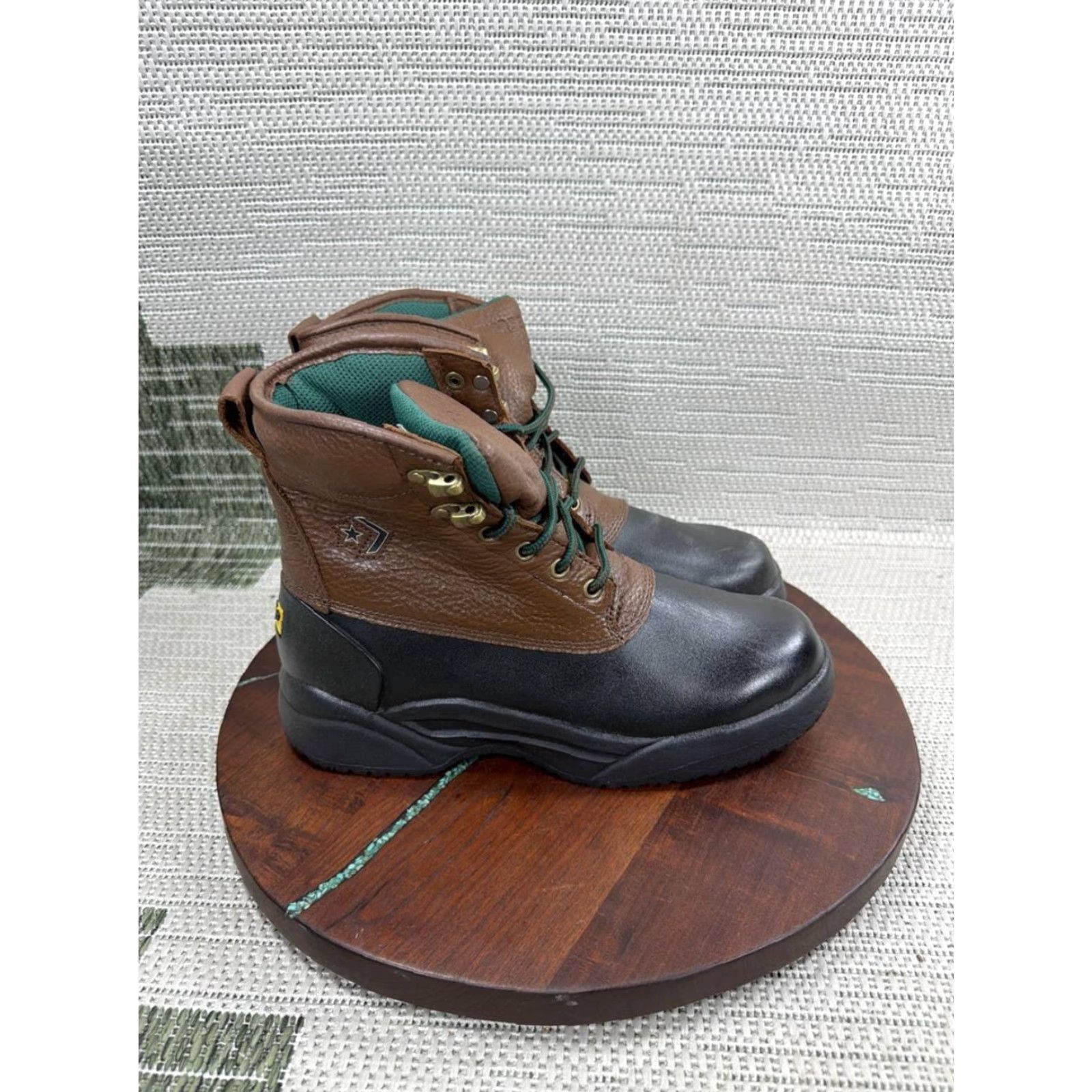 Converse Converse Work Boots Womens 8.5 Extra Wide Leather Brown Steel Toe Casual GoTo 8.5 Womens Shoes Size US 9 / IT 39 - 2 Thumbnail