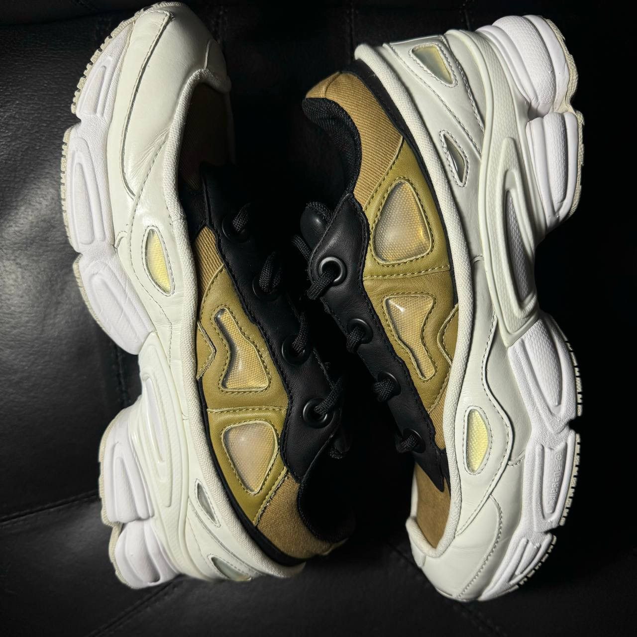Adidas × Raf Simons 8,5us sneakers Adidas Raf Simons Ozweego Cream White Khaki Size US 8.5 / EU 41-42 - 7 Thumbnail