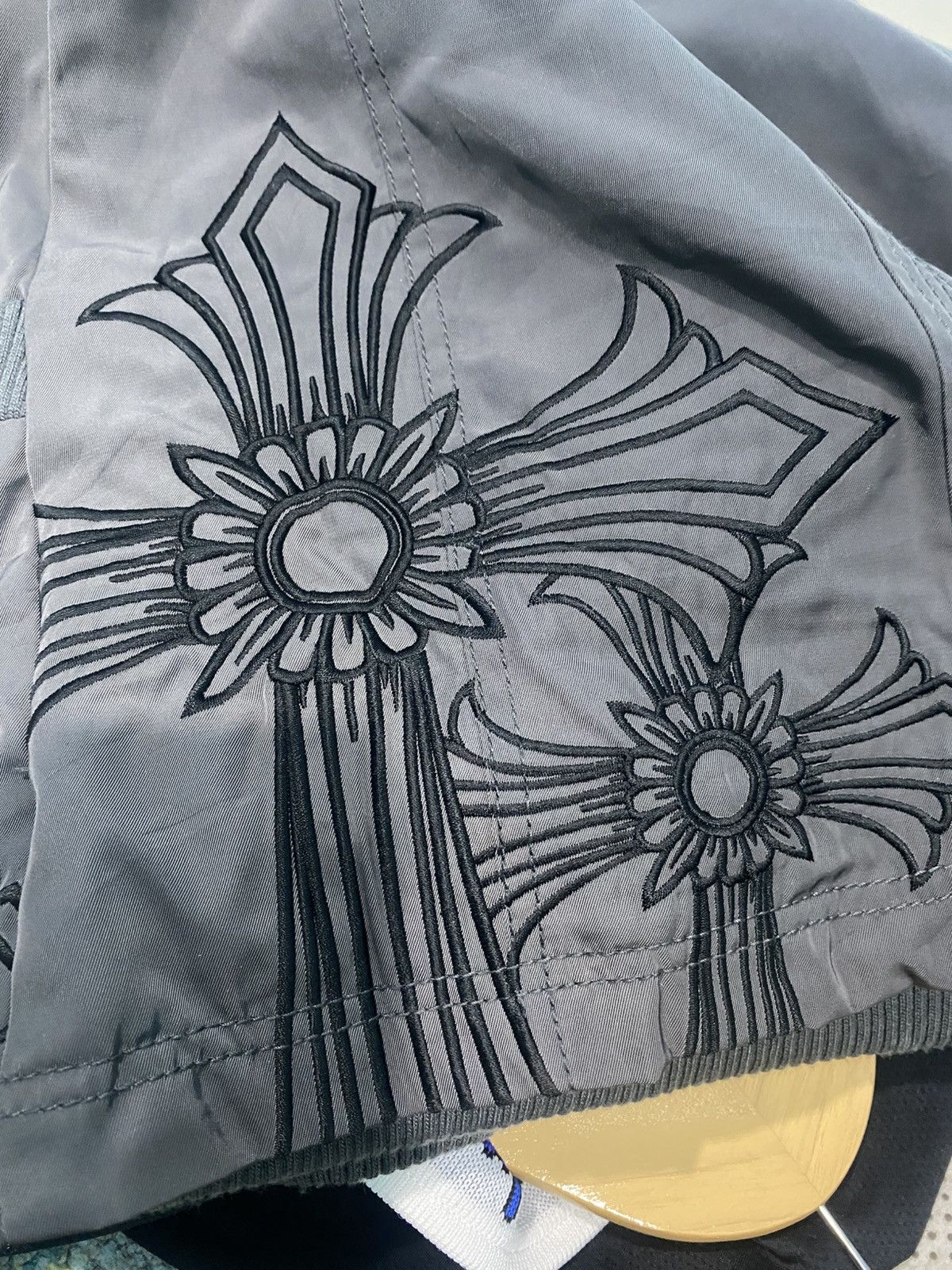 Japanese Brand Glitz Buckle Closures Inspired Chrome Hearts Design Jacket Size US M / EU 48-50 / 2 - 8 Thumbnail