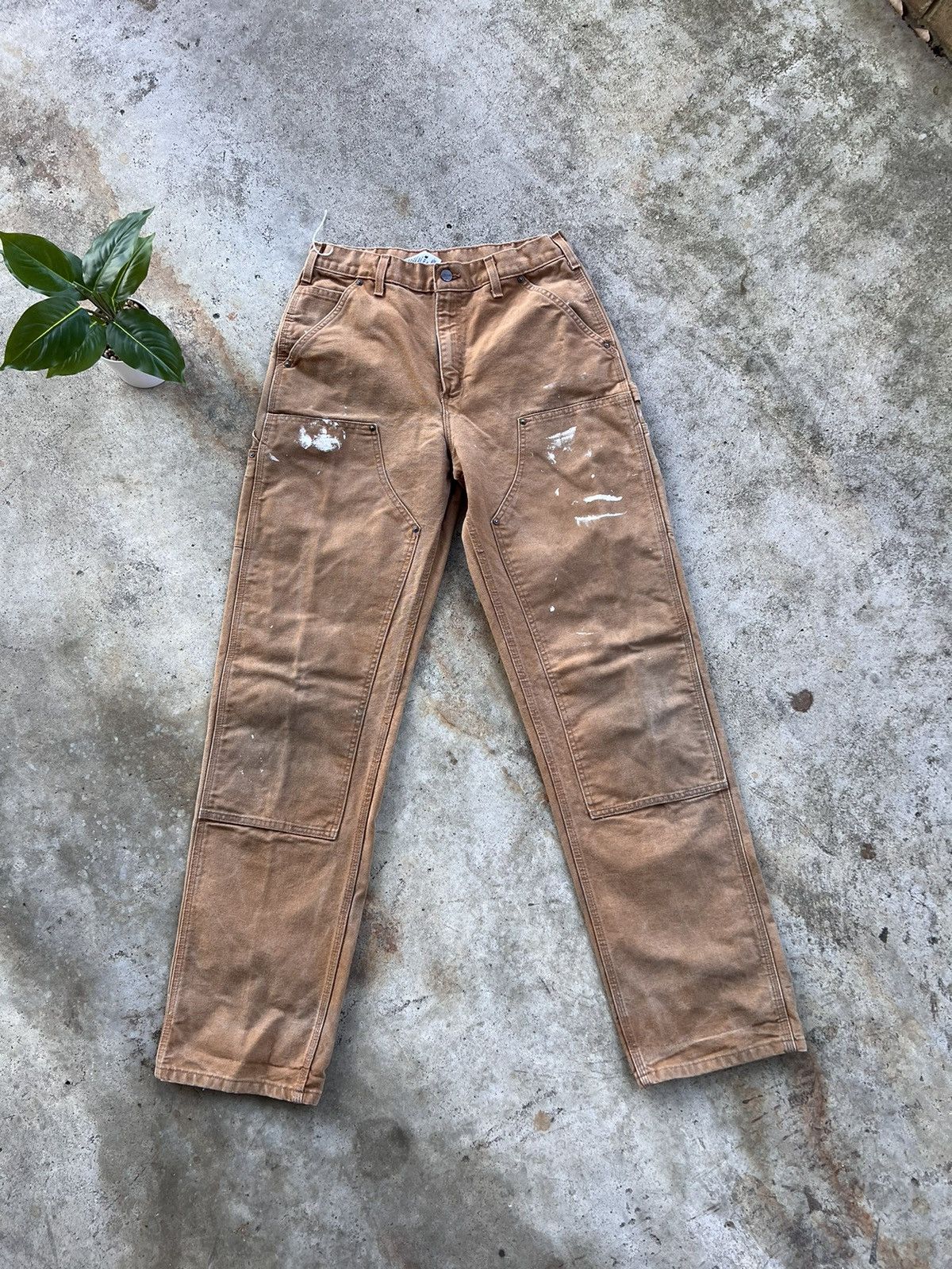 Carhartt Carhartt Double Knee Dungaree Carpenter Jeans Size US 32 / EU 48 - 1 Thumbnail