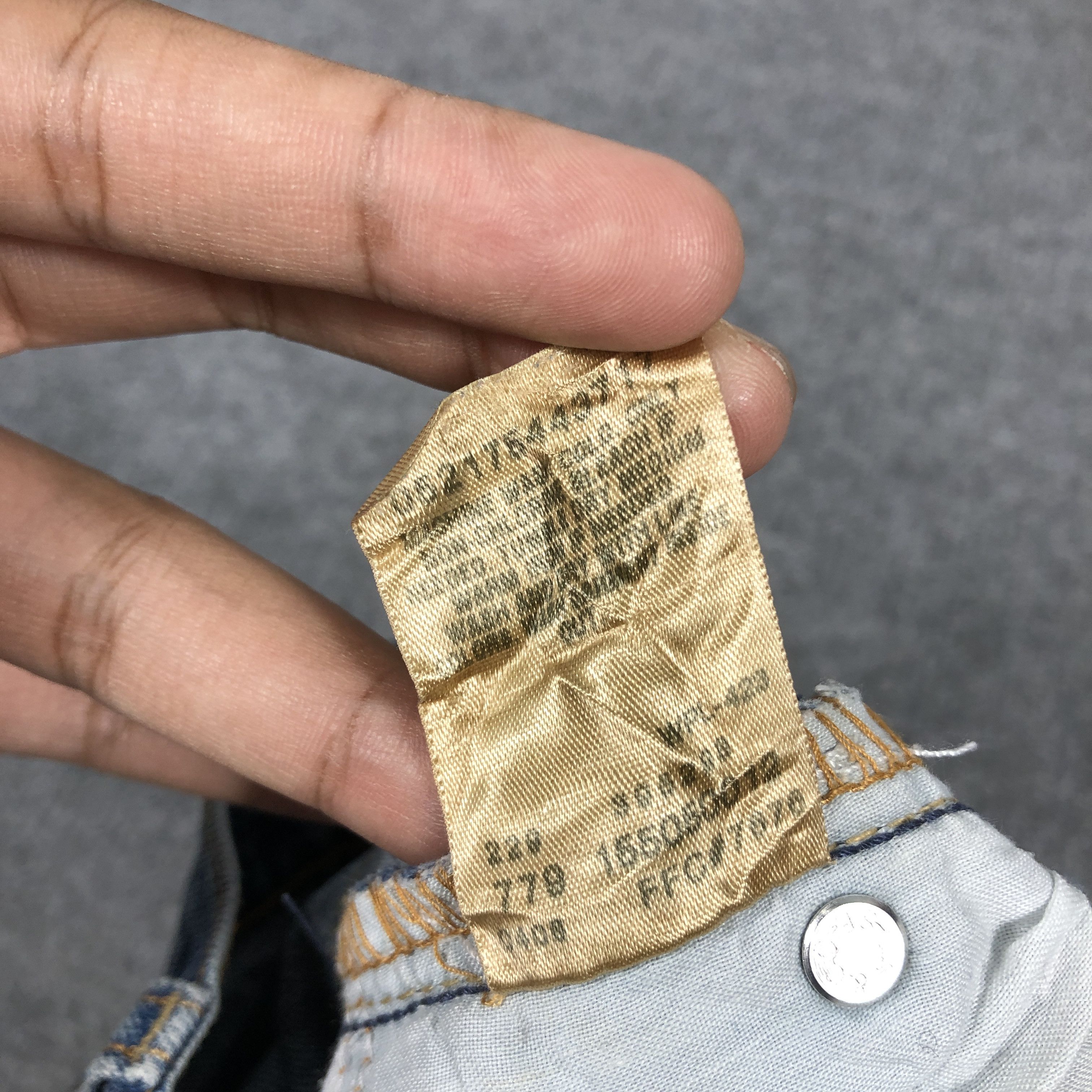 Levi's × Vintage Womens Vintage Levis 505 Straight Jeans L884W Size 34" / US 12 / IT 48 - 11 Thumbnail