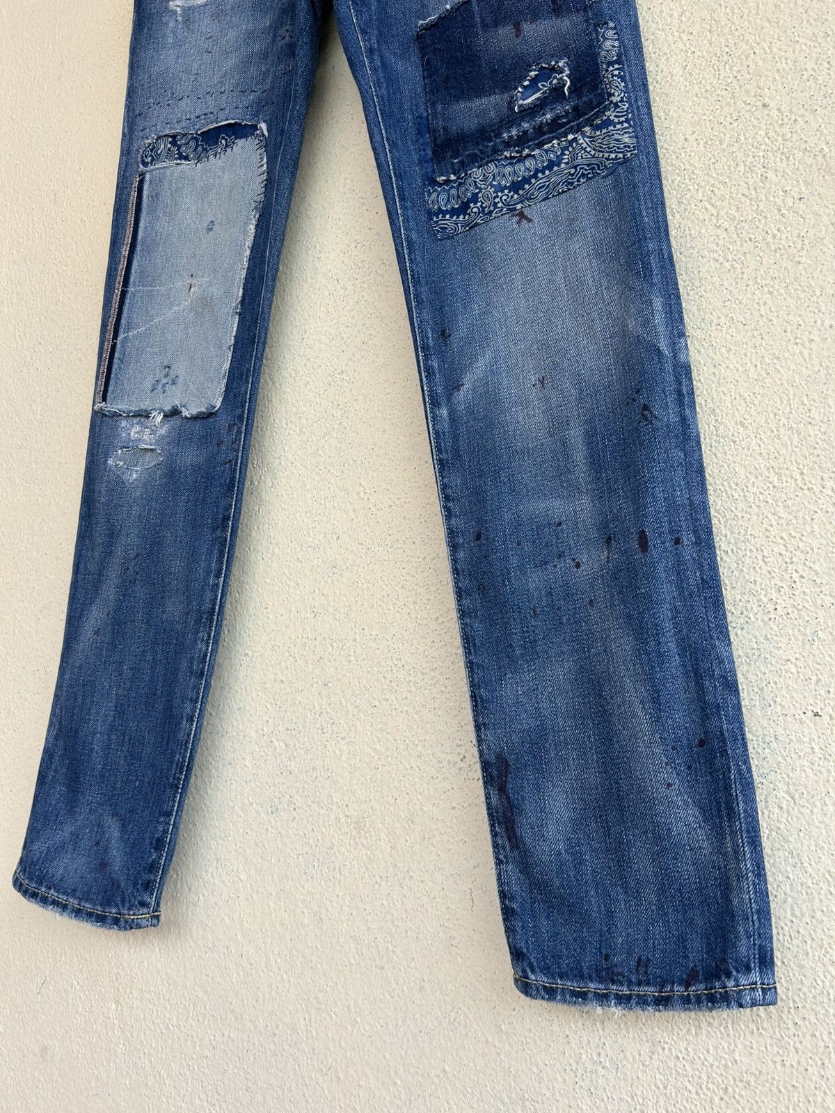 Polo Ralph Lauren Polo Ralph Lauren Astor Boyfriend Slim Fit Patchwork Jeans Size US 26 / EU 42 - 4 Thumbnail