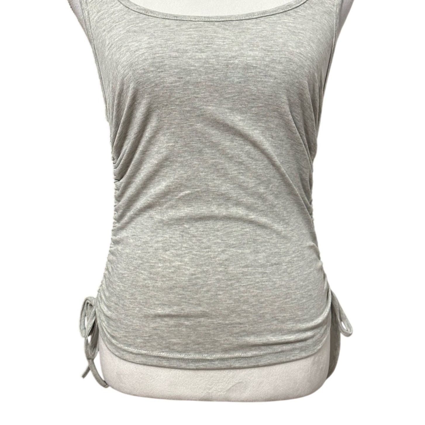 Other 4th + Reckless Tank Gray Sleeveless Scoop Neck Ruched M New Size M / US 6-8 / IT 42-44 - 3 Thumbnail