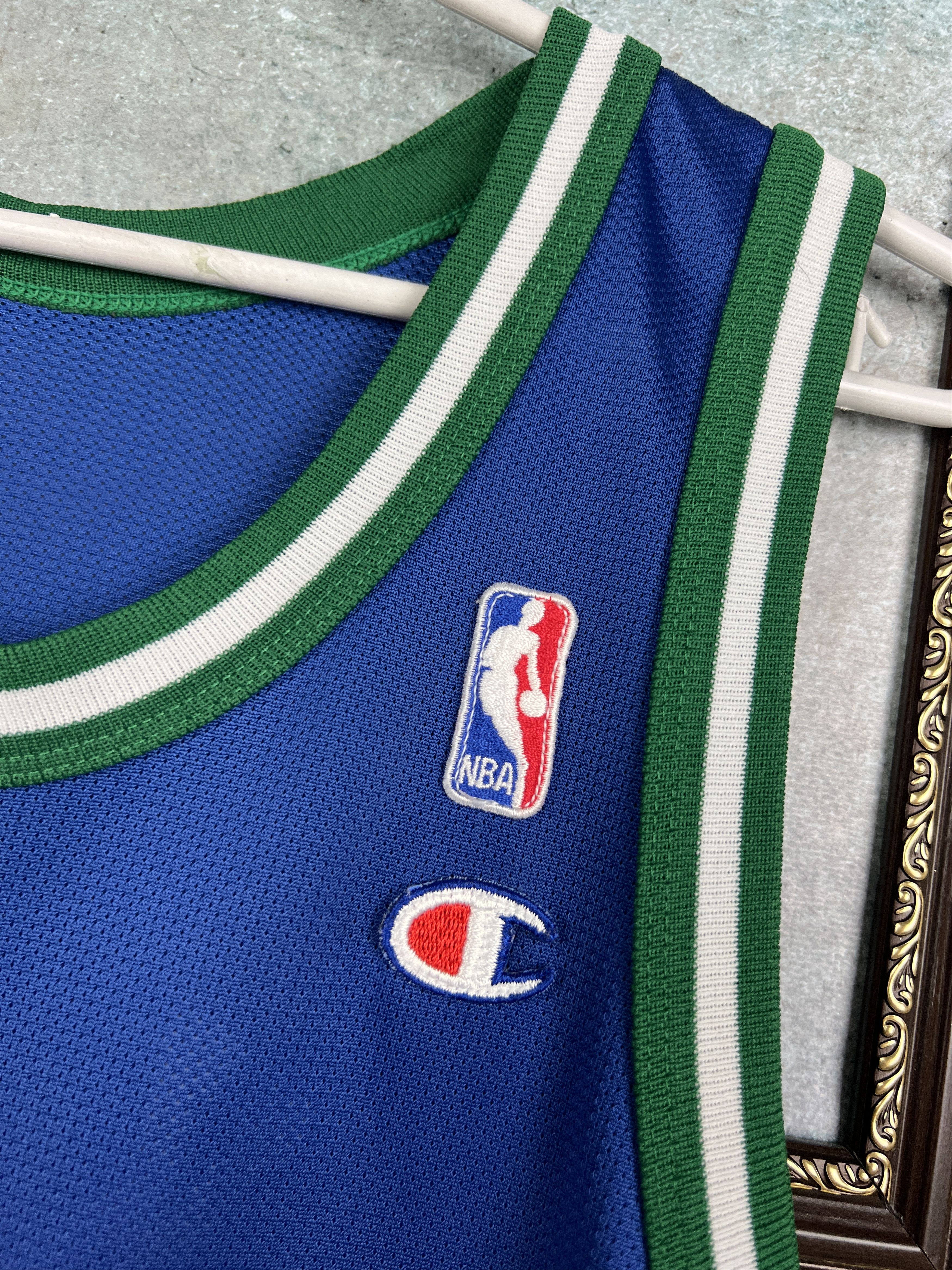 Champion Vintage 90's Jason Kidd Dallas Mavericks NBA Jersey Trikot Size US M / EU 48-50 / 2 - 4 Thumbnail