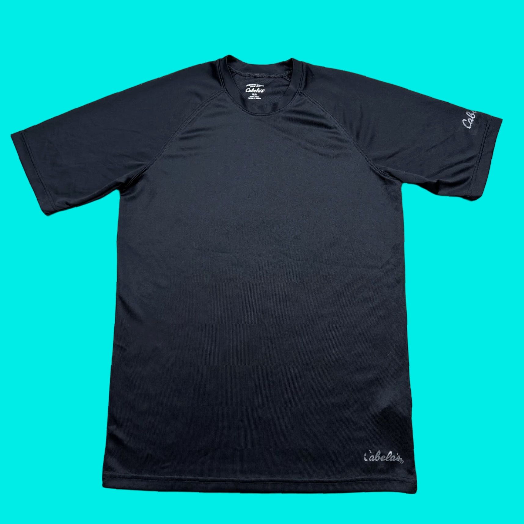 Vintage Cabela's Men's Shirt M Black Short Sleeve Performance Outdoor Camping Hiker Shirt Nike Size US M / EU 48-50 / 2 - 1 Thumbnail