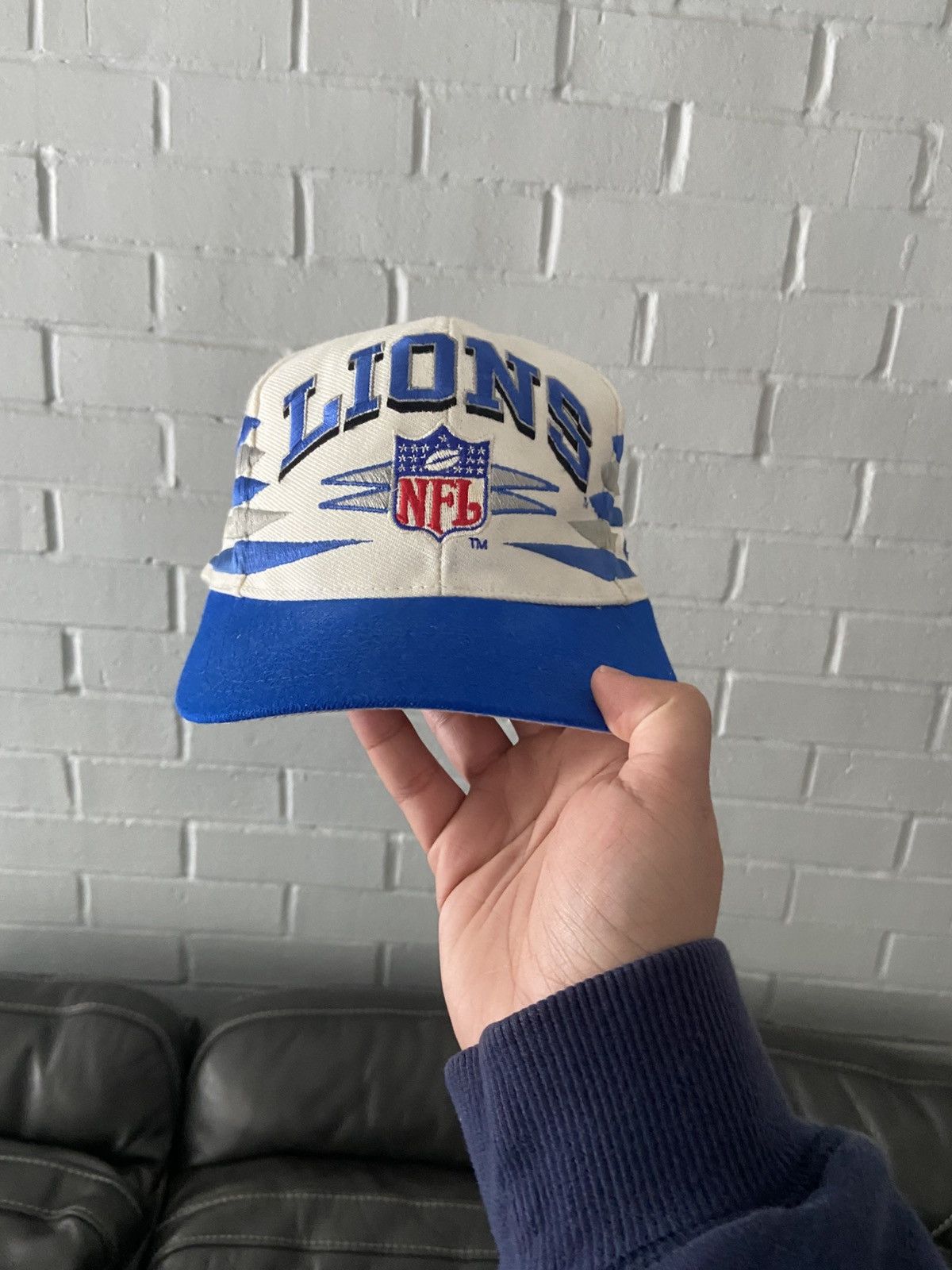 Vintage detroit lions diamond hat