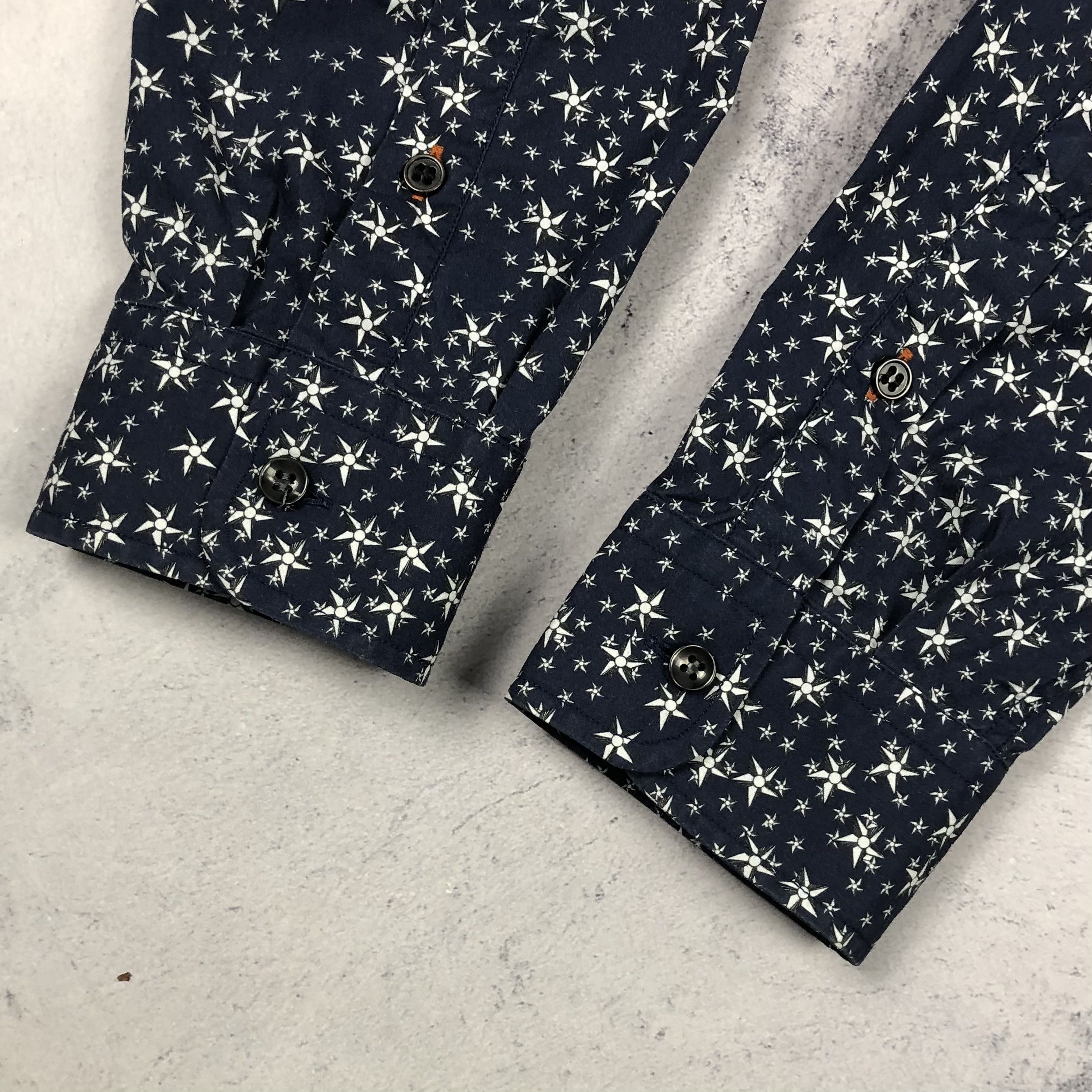 Diesel Diesel Pinwheel Star Pattern Button-up Shirt Size US XL / EU 56 / 4 - 10 Thumbnail