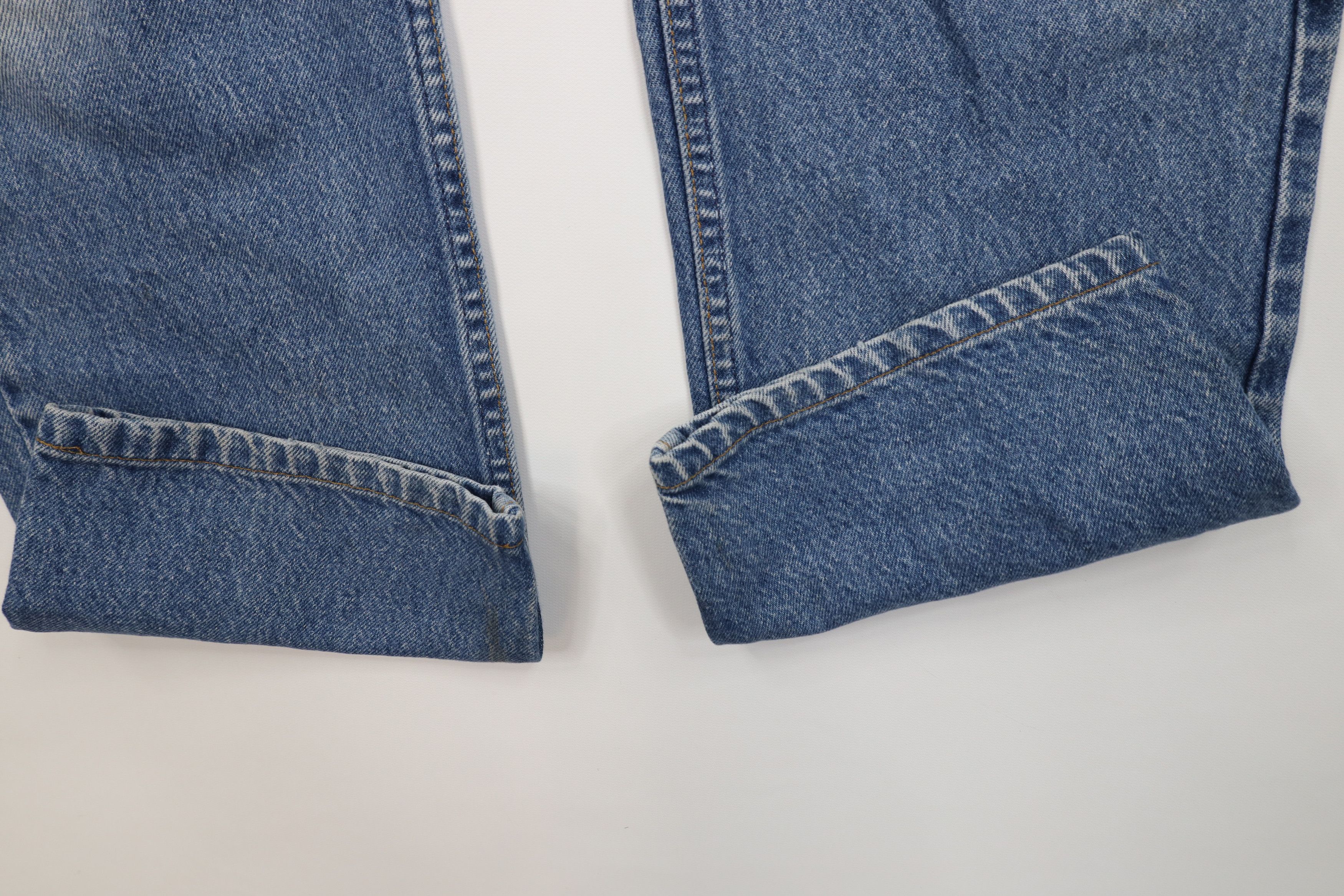 Levi's Vintage 90s Levis 505 Orange Tab Regular Fit Denim Jeans Size US 34 / EU 50 - 6 Thumbnail