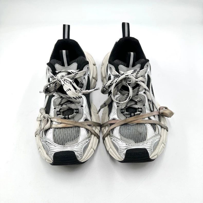 Balenciaga Balenciaga Black and White Low Top Sneakers-2506 Size US 10 / EU 43 - 2 Thumbnail