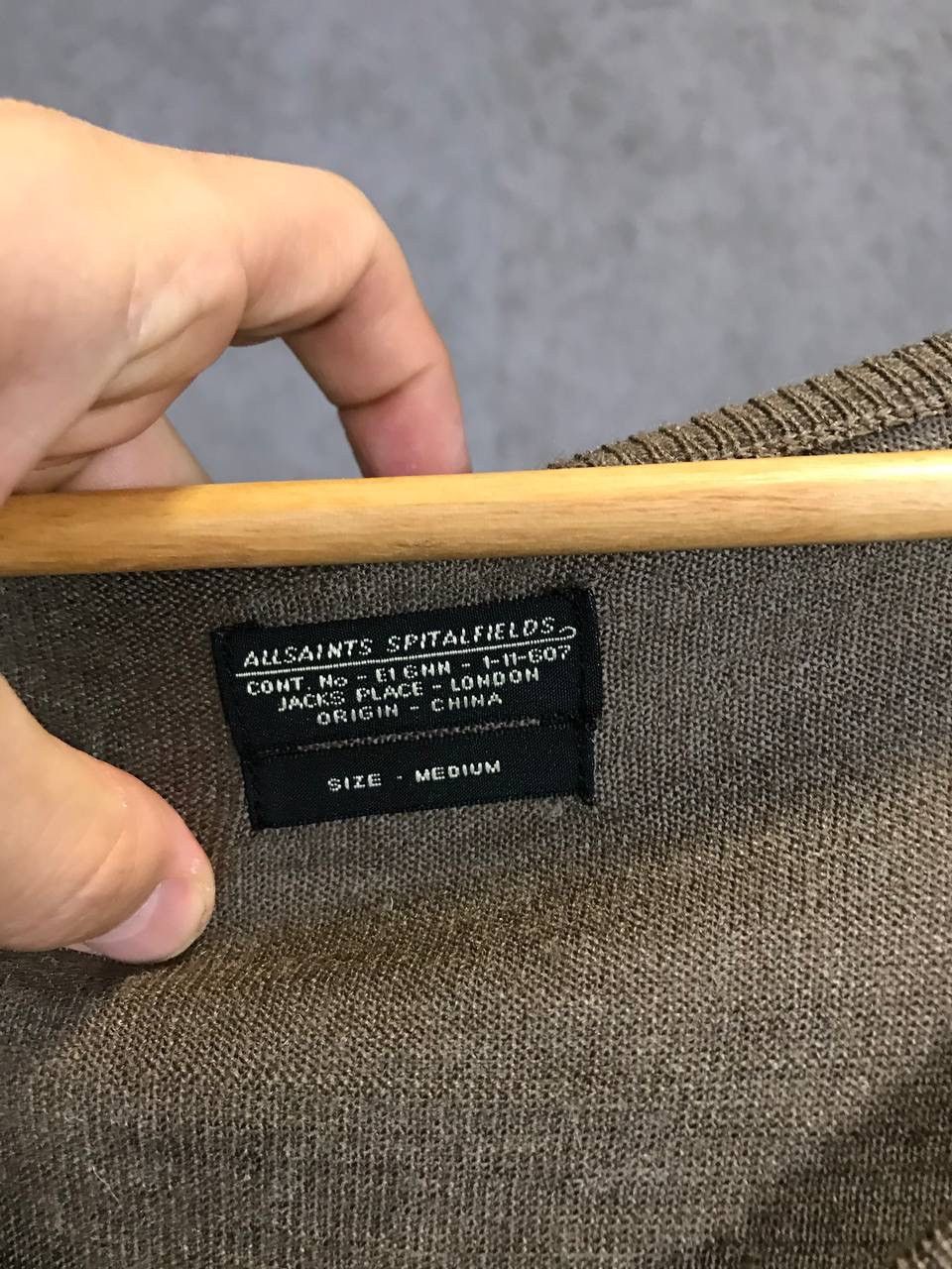 Allsaints × Vintage Allsaints vintage logo v neck sweater Size US M / EU 48-50 / 2 - 4 Thumbnail