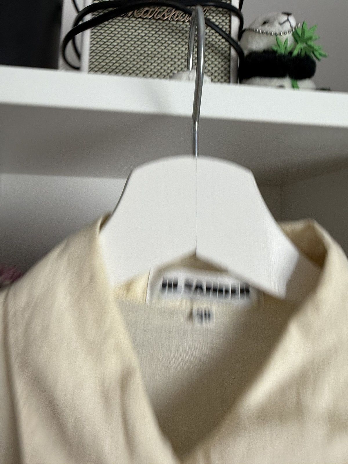 Designer × Jil Sander × Vintage Vintage y2k Jil Sander cream longsleeve shirt M designer 00s Size M / US 6-8 / IT 42-44 - 4 Thumbnail