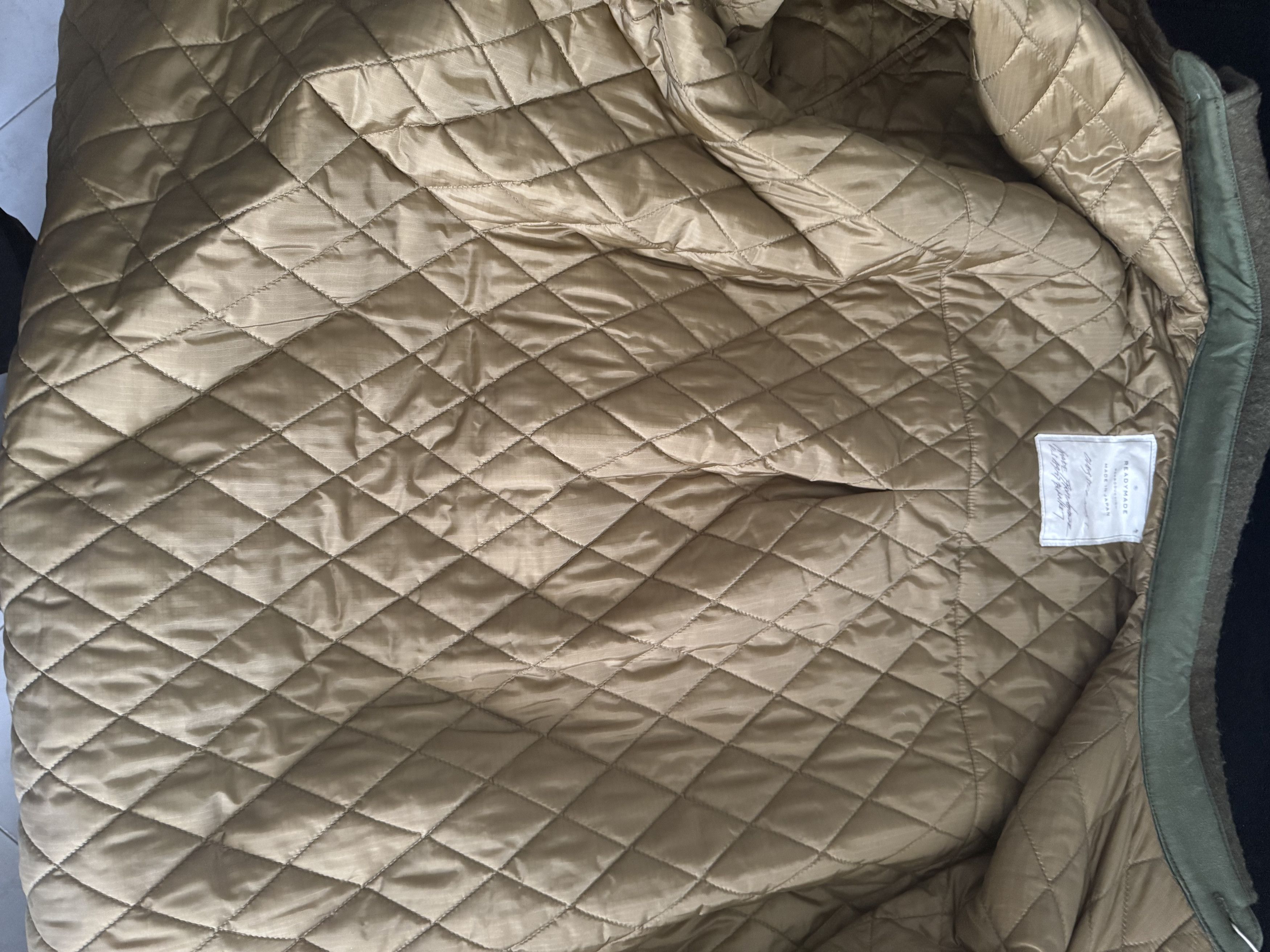 READYMADE Embroidered Boiled Wool Quilted Overshirt Size US M / EU 48-50 / 2 - 19 Thumbnail