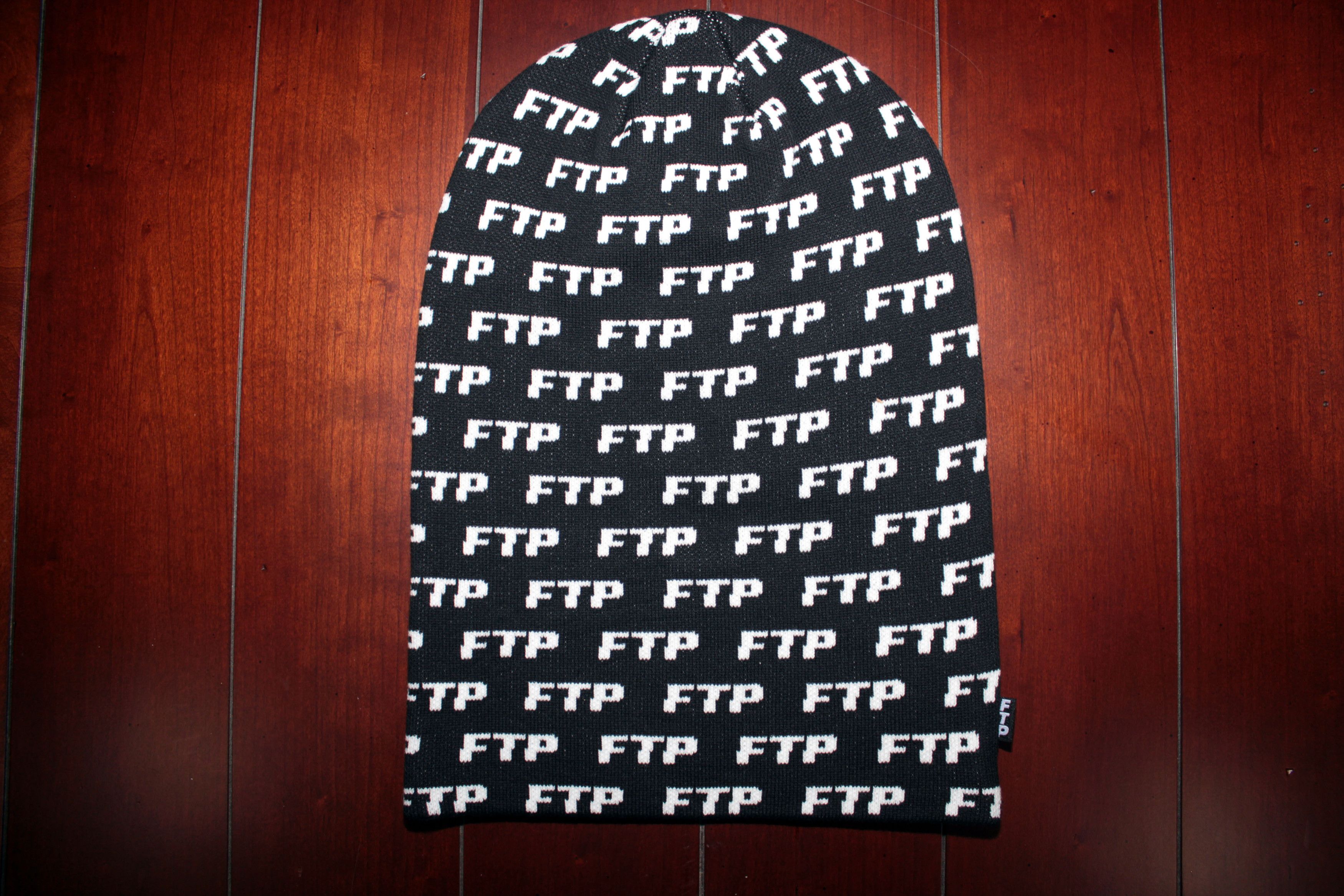 Fuck The Population FTP All-Over Logo Ski Mask (Black) Size ONE SIZE - 2 Thumbnail