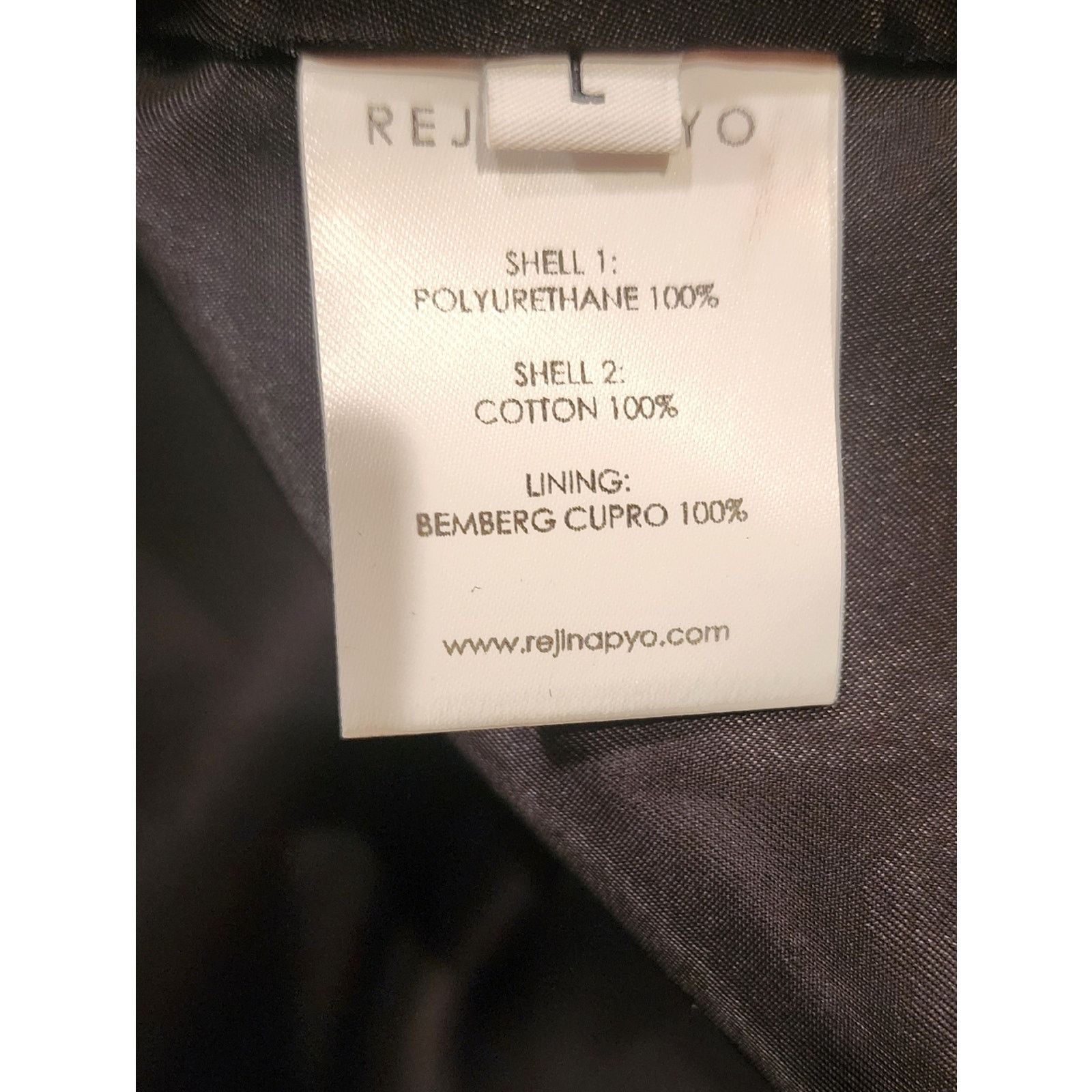 Rejina Pyo NWT Rejina Pyo Logan Faux Leather Coated Twill Black Coat L Size L / US 10 / IT 46 - 15 Thumbnail